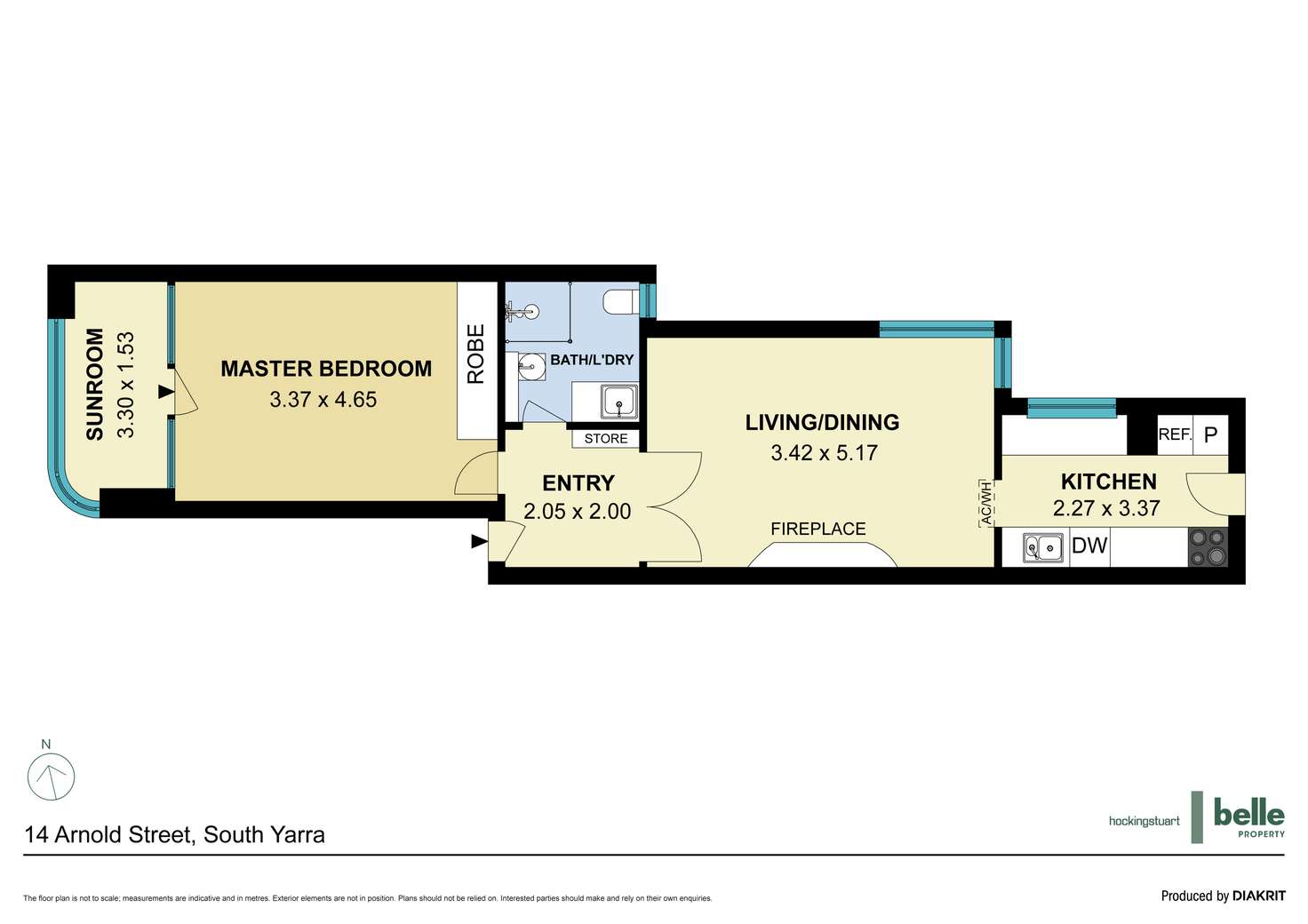 Floorplan of Homely apartment listing, 3/14 Arnold Street, South Yarra VIC 3141