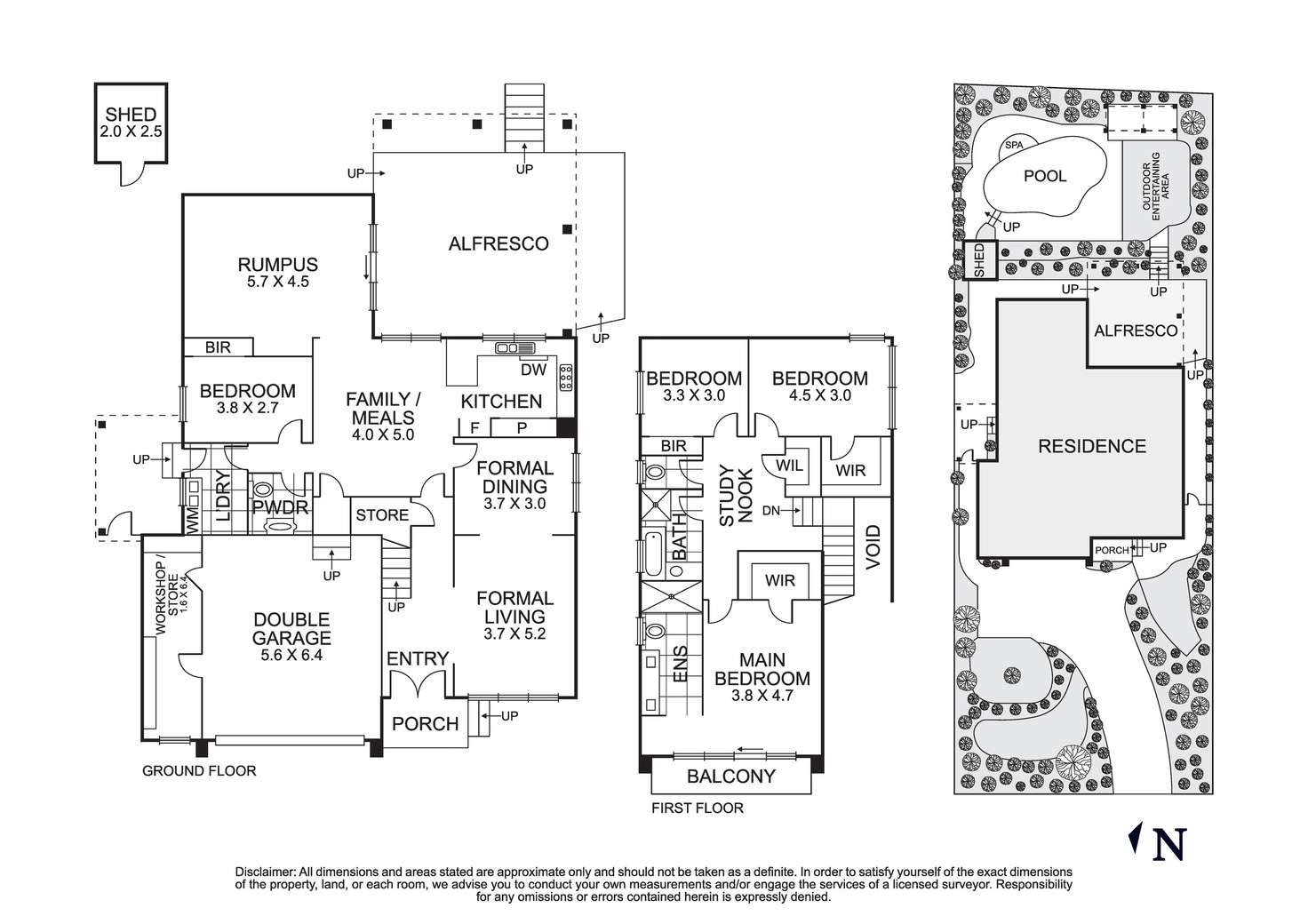 Floorplan of Homely house listing, 381 Serpells Road, Doncaster East VIC 3109