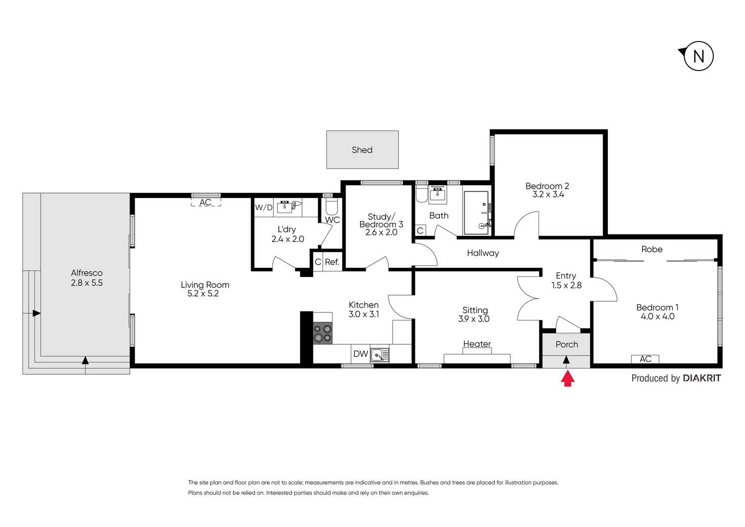 Floorplan of Homely house listing, 16 Sheffield Street, Caulfield South VIC 3162