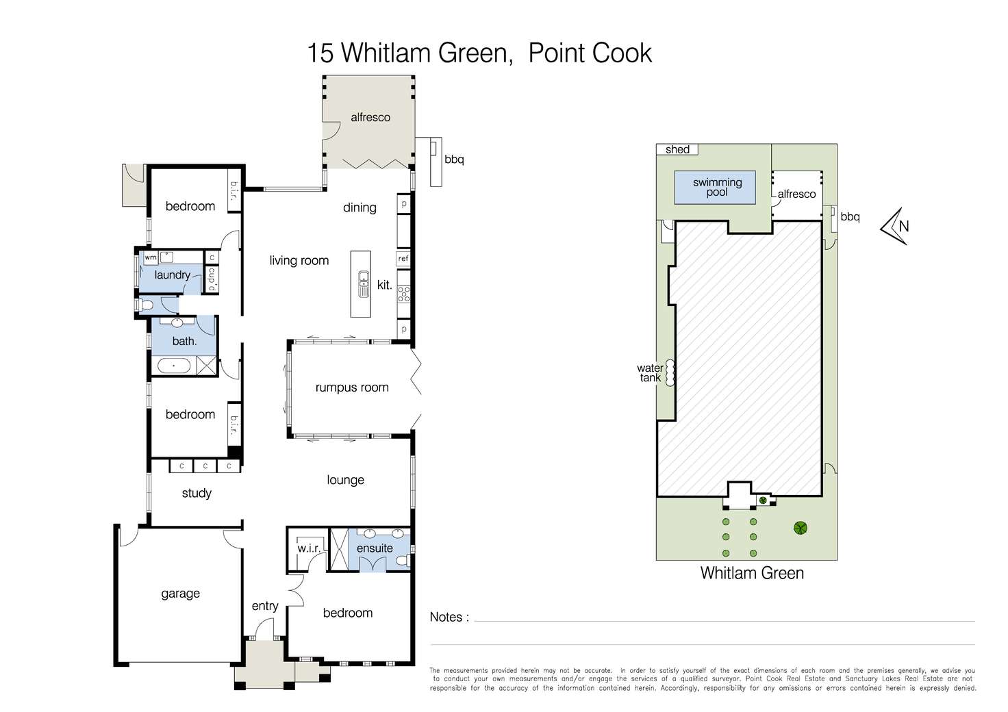 Floorplan of Homely house listing, 15 Whitlam Green, Point Cook VIC 3030