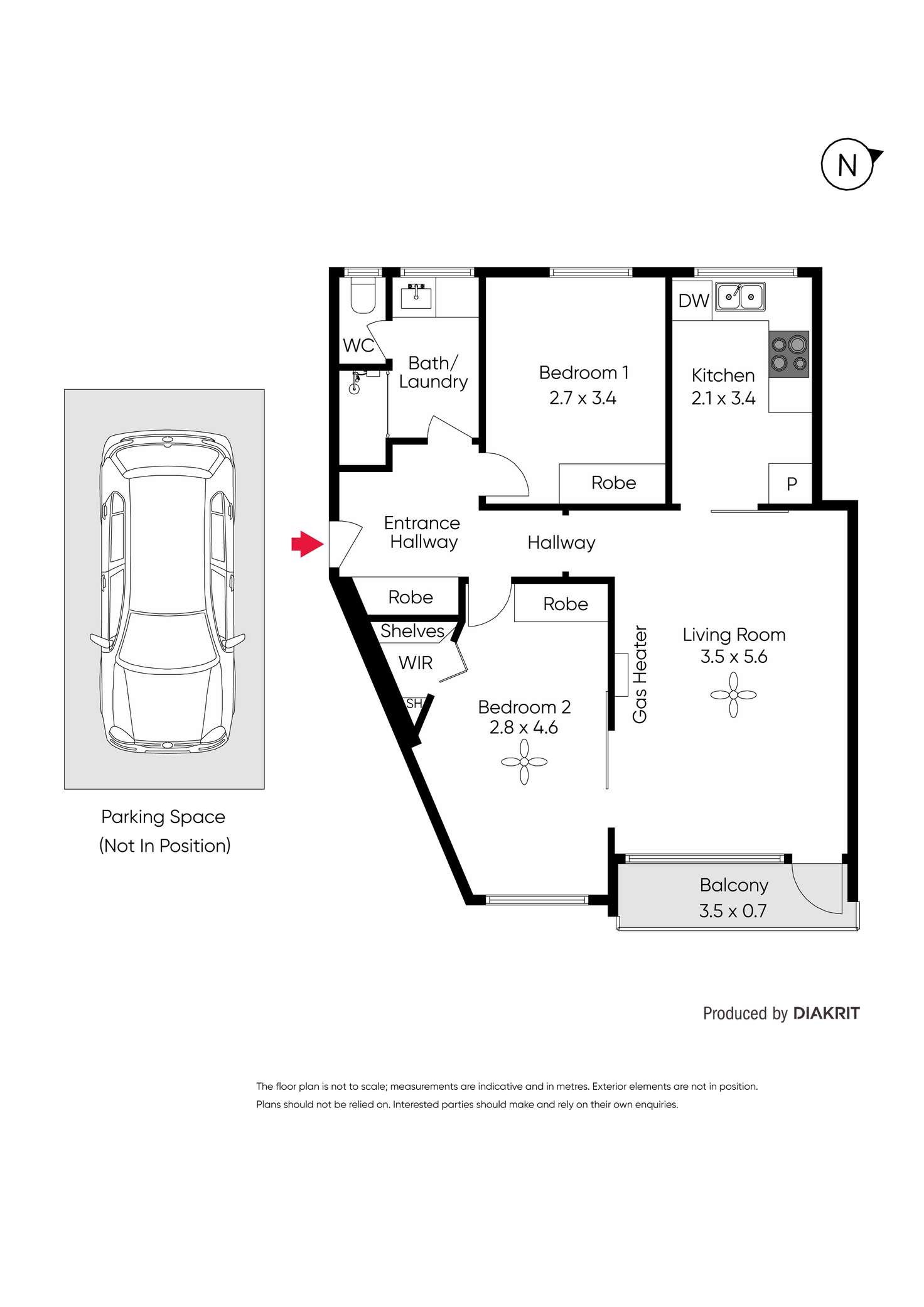 Floorplan of Homely apartment listing, 13/55 Darling Street, South Yarra VIC 3141