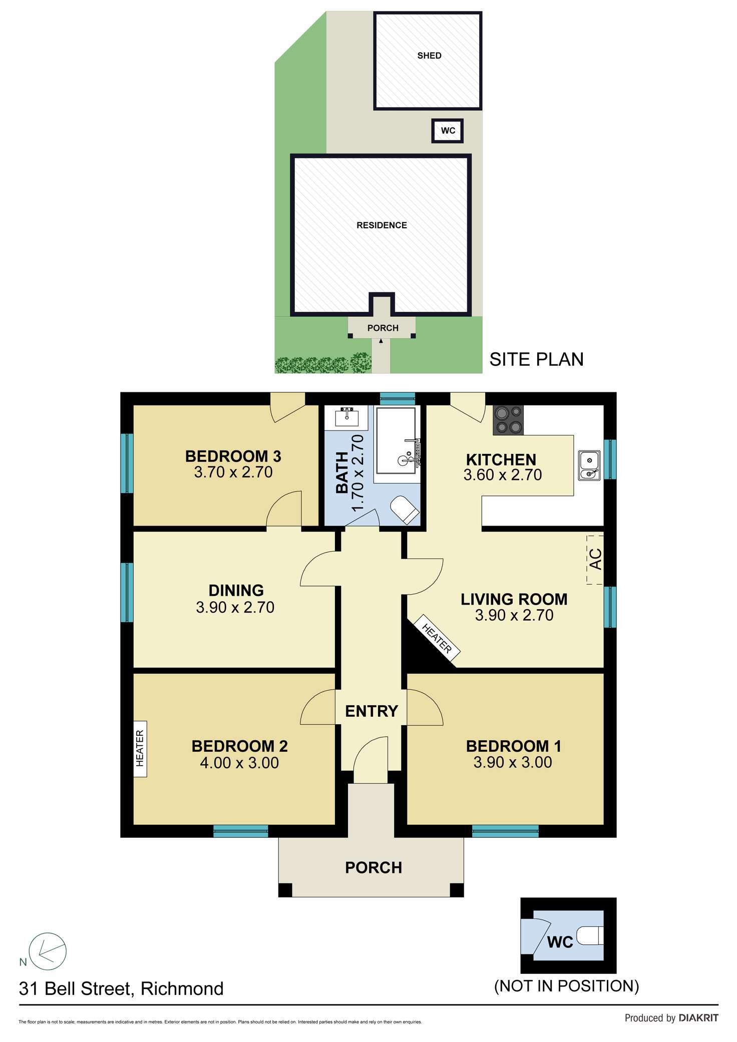 Floorplan of Homely house listing, 31 Bell Street, Richmond VIC 3121