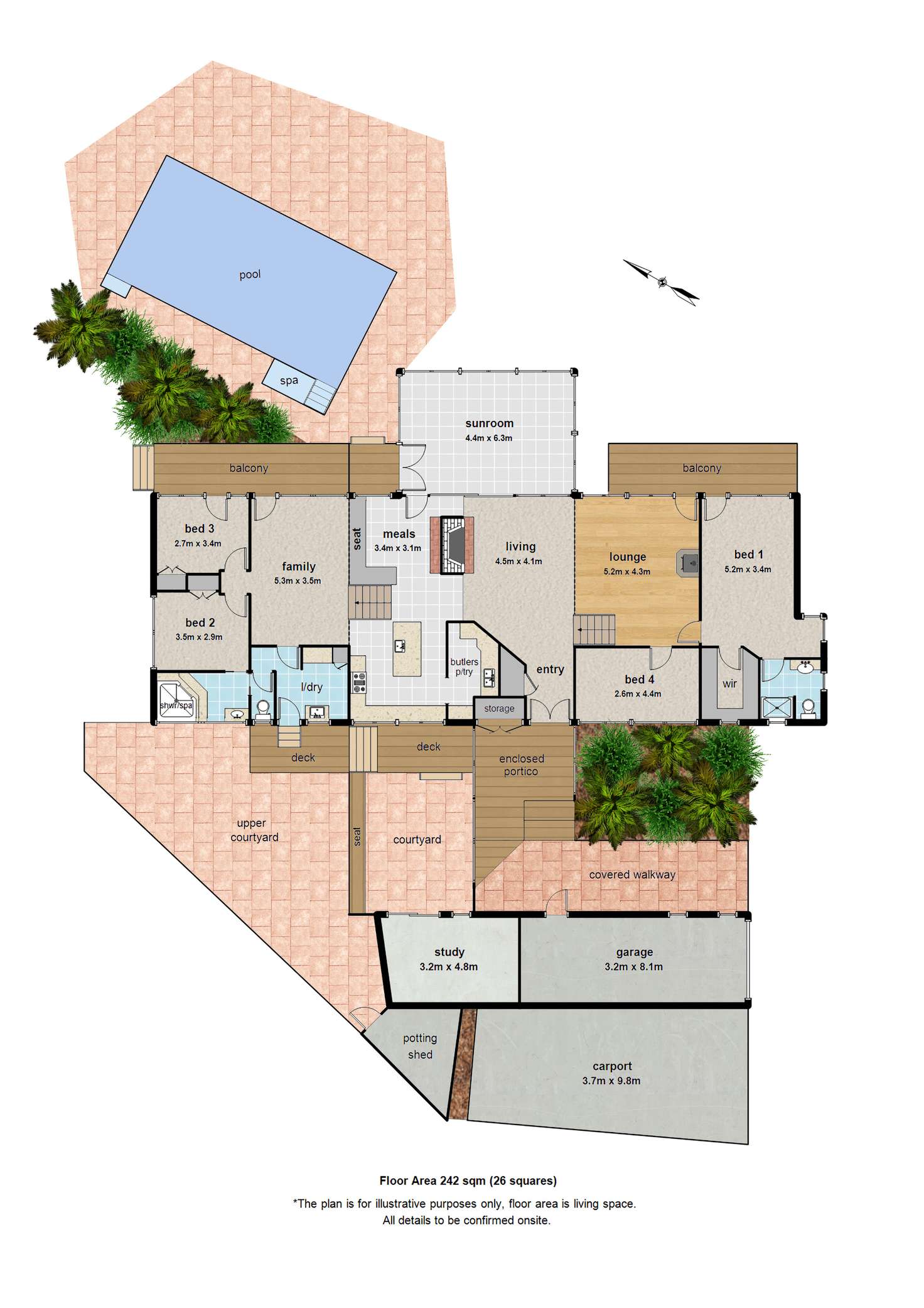 Floorplan of Homely house listing, 5 Blueberry Lane, Monbulk VIC 3793