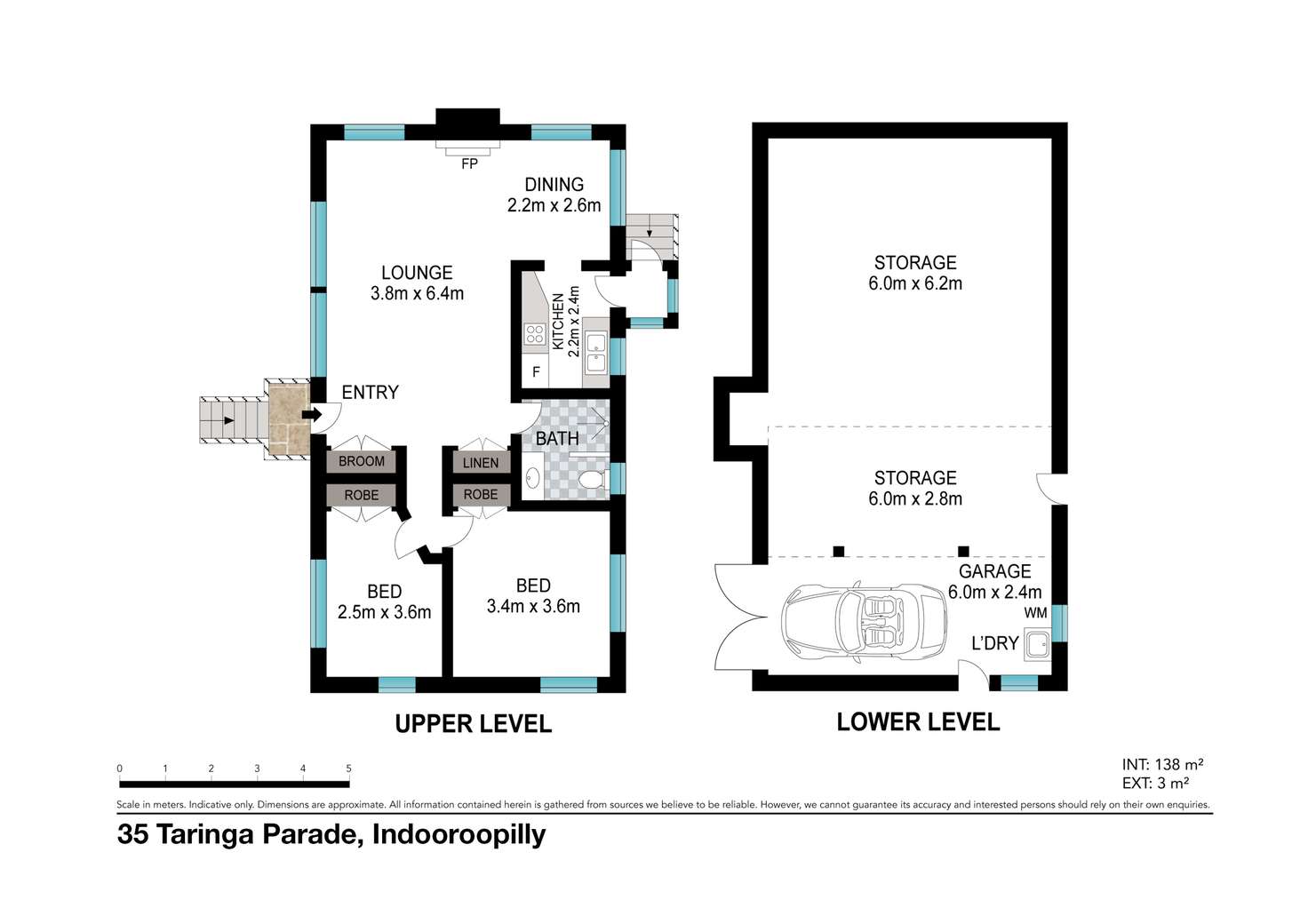 Floorplan of Homely house listing, 35 Taringa Parade, Indooroopilly QLD 4068