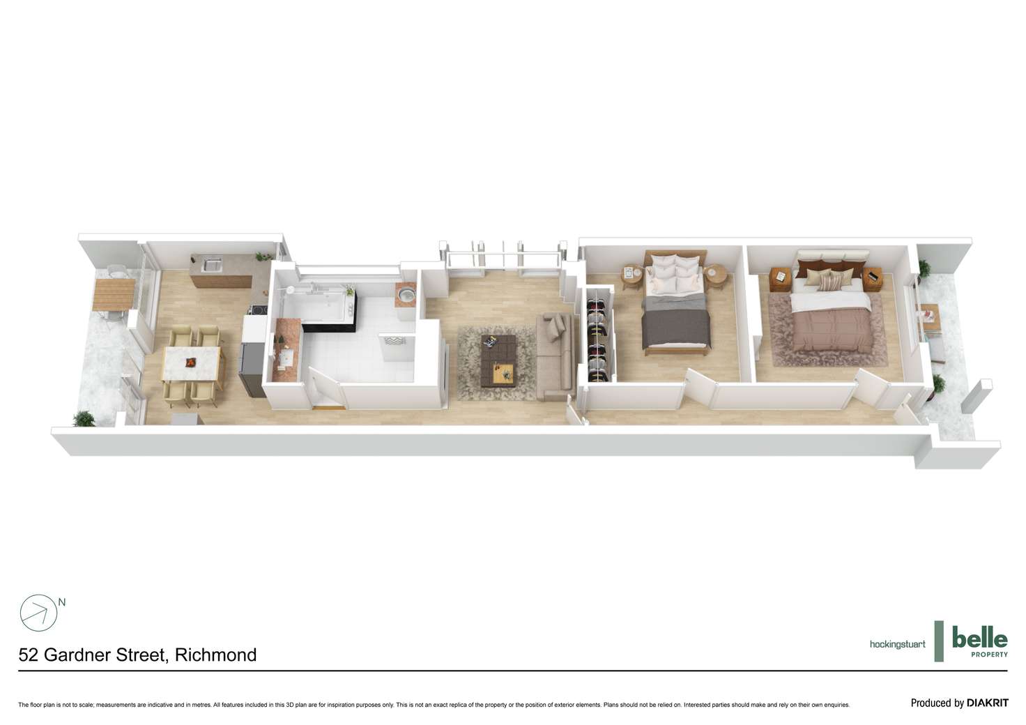 Floorplan of Homely house listing, 52 Gardner Street, Richmond VIC 3121