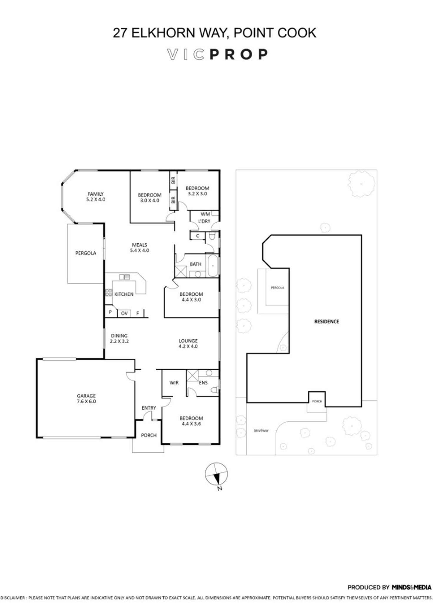 Floorplan of Homely house listing, 27 Elkhorn Way, Point Cook VIC 3030