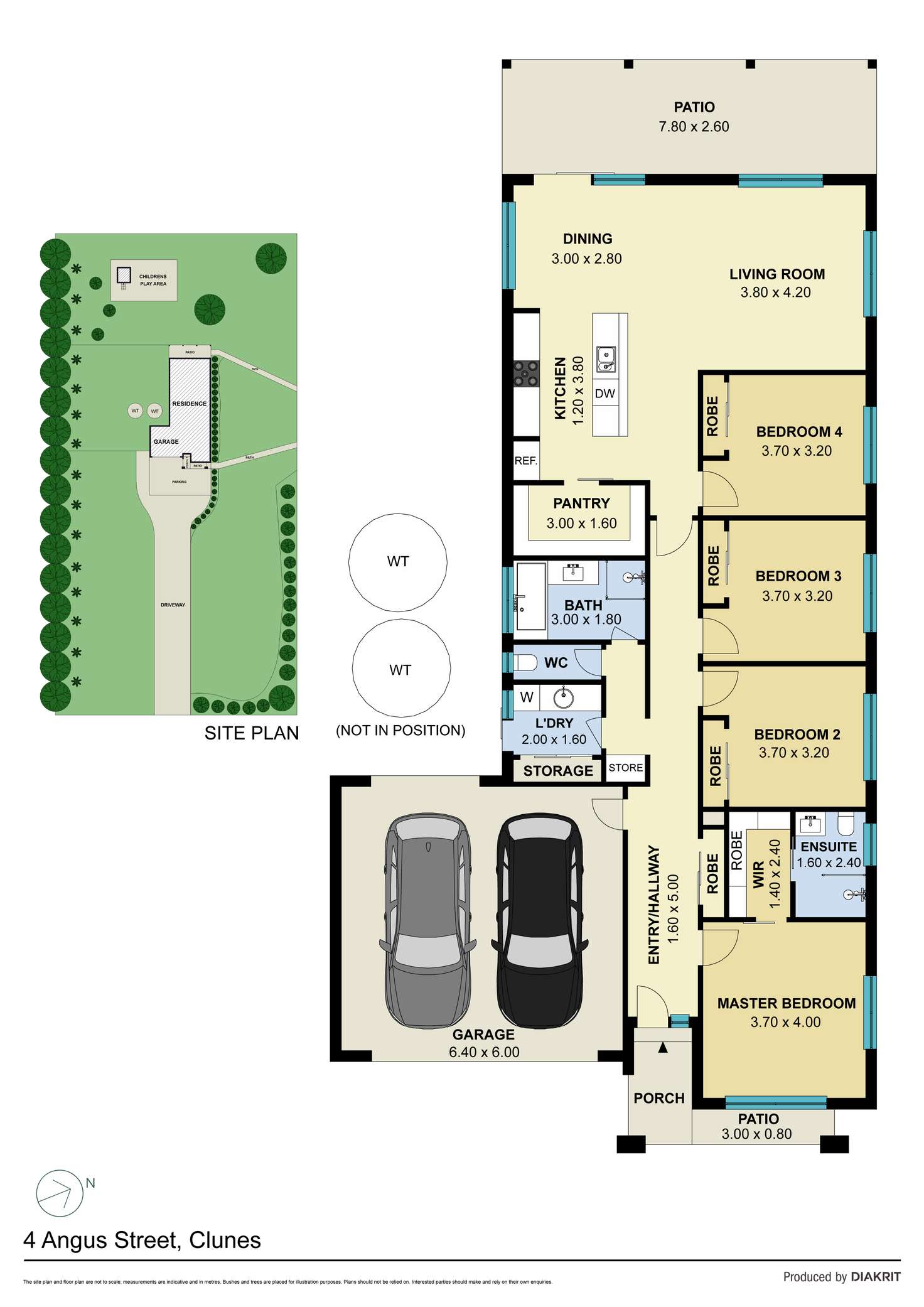 Floorplan of Homely house listing, 4 Angus Street, Clunes VIC 3370
