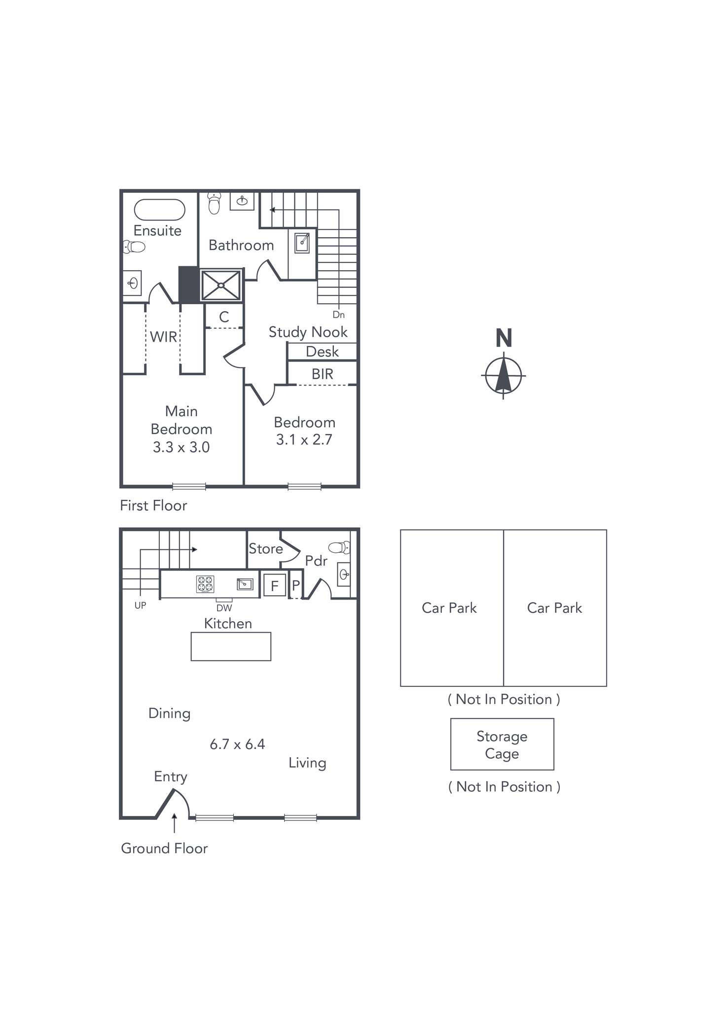 Floorplan of Homely townhouse listing, 16 Waterloo Road, Collingwood VIC 3066