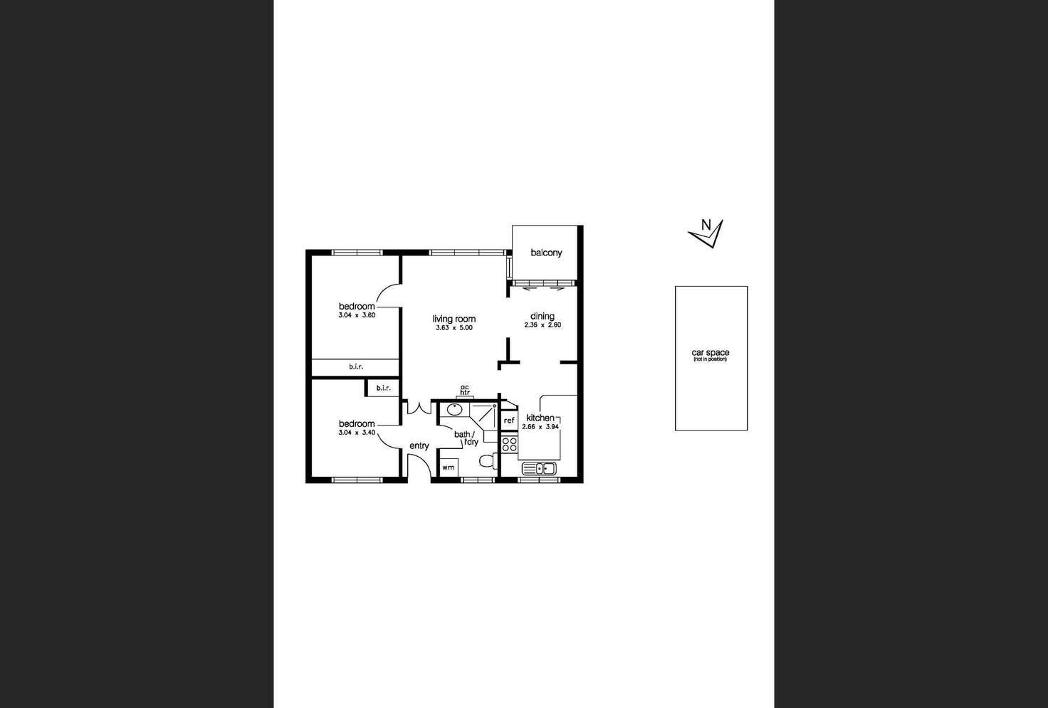 Floorplan of Homely apartment listing, 5/28 Hanmer Street, Williamstown VIC 3016