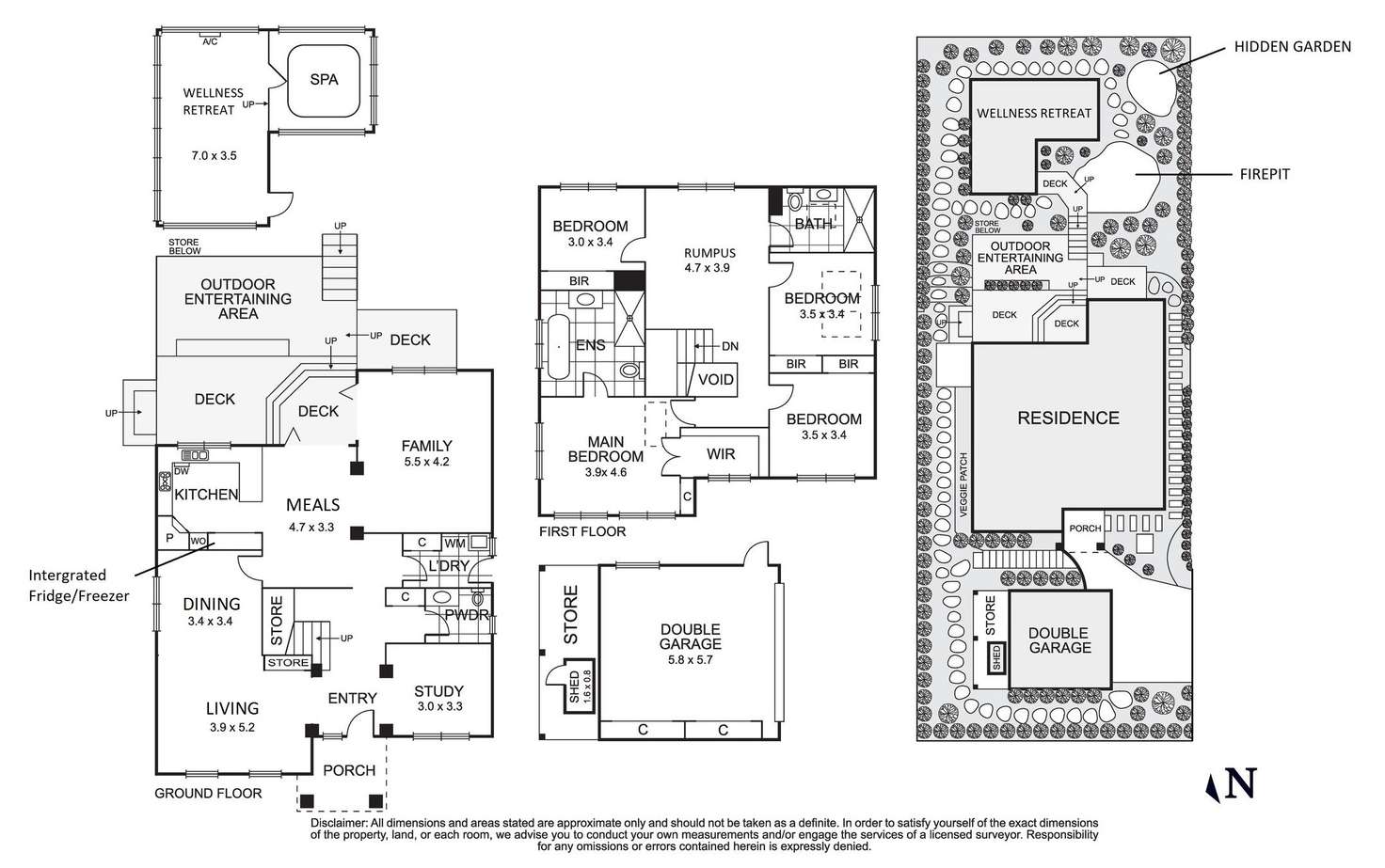 Floorplan of Homely house listing, 5 Woodlands Edge, Templestowe VIC 3106