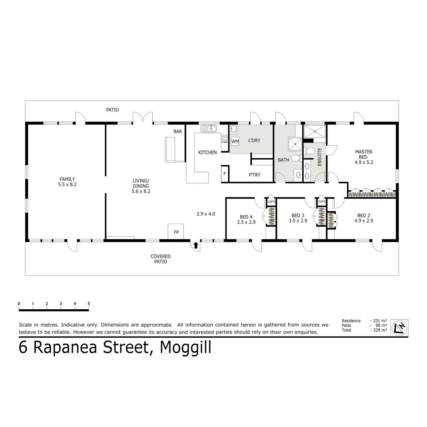 Floorplan of Homely house listing, 6 Rapanea Street, Moggill QLD 4070