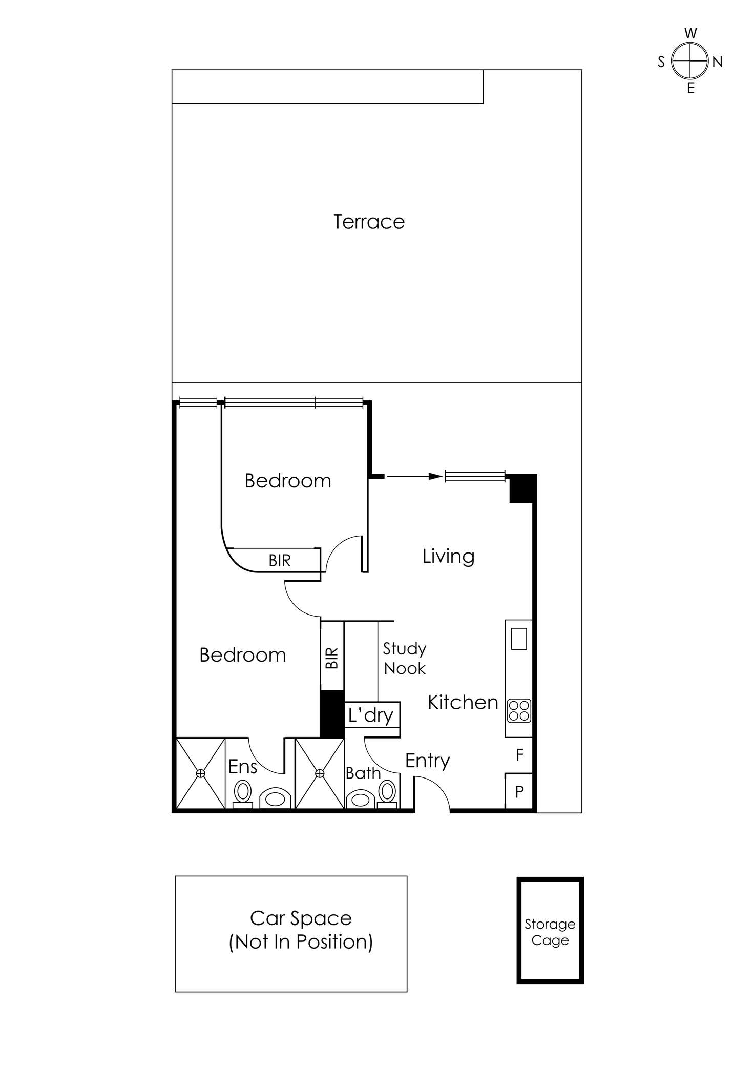 Floorplan of Homely apartment listing, 104/10 Daly Street, South Yarra VIC 3141