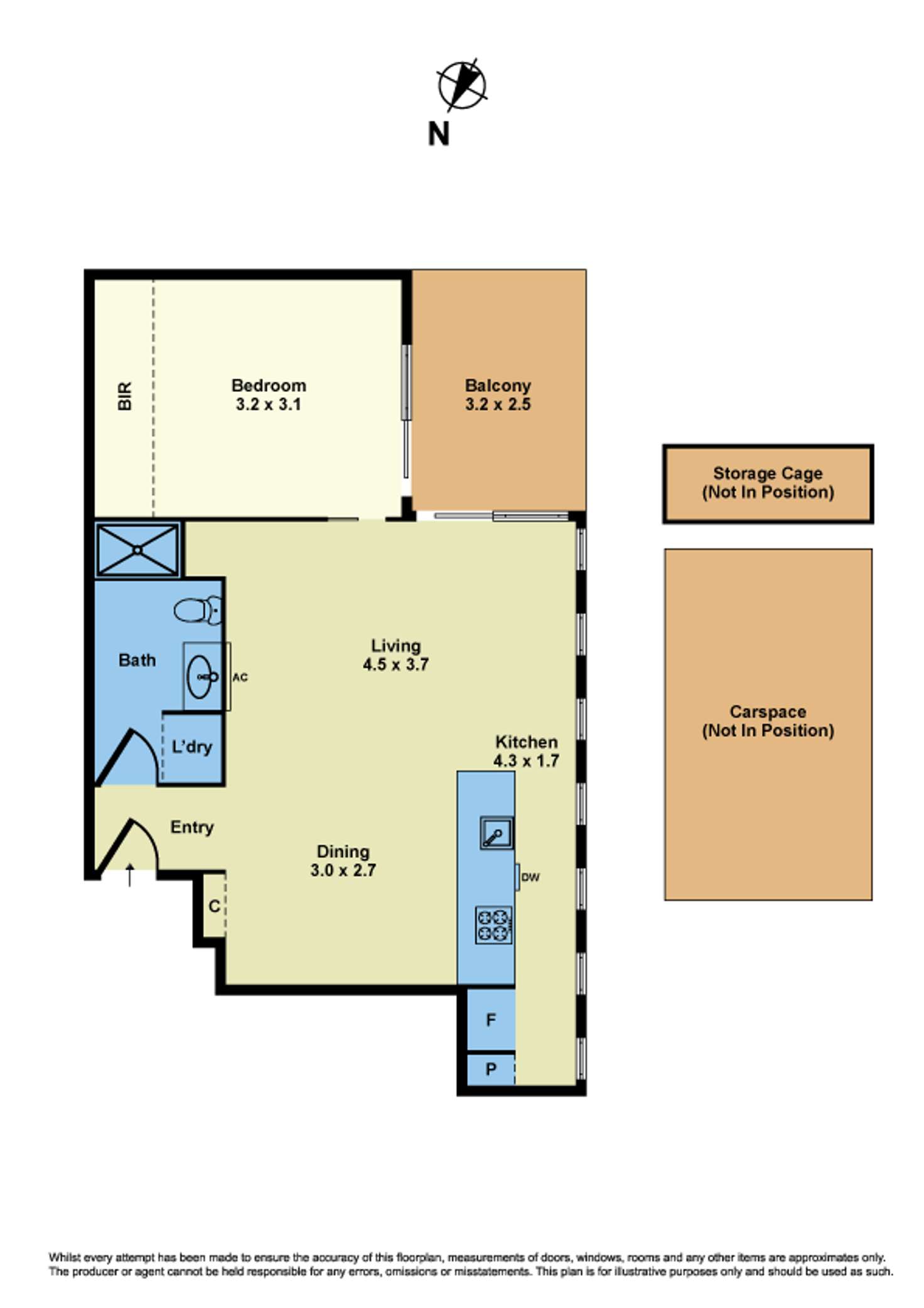 Floorplan of Homely apartment listing, 109/133 Railway Place, Williamstown VIC 3016