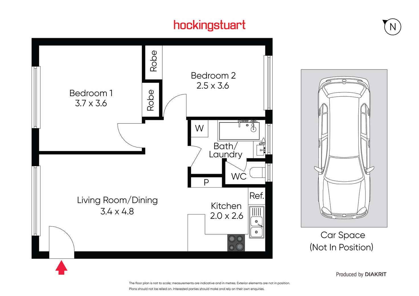 Floorplan of Homely apartment listing, 10/181 Geelong Road, Seddon VIC 3011
