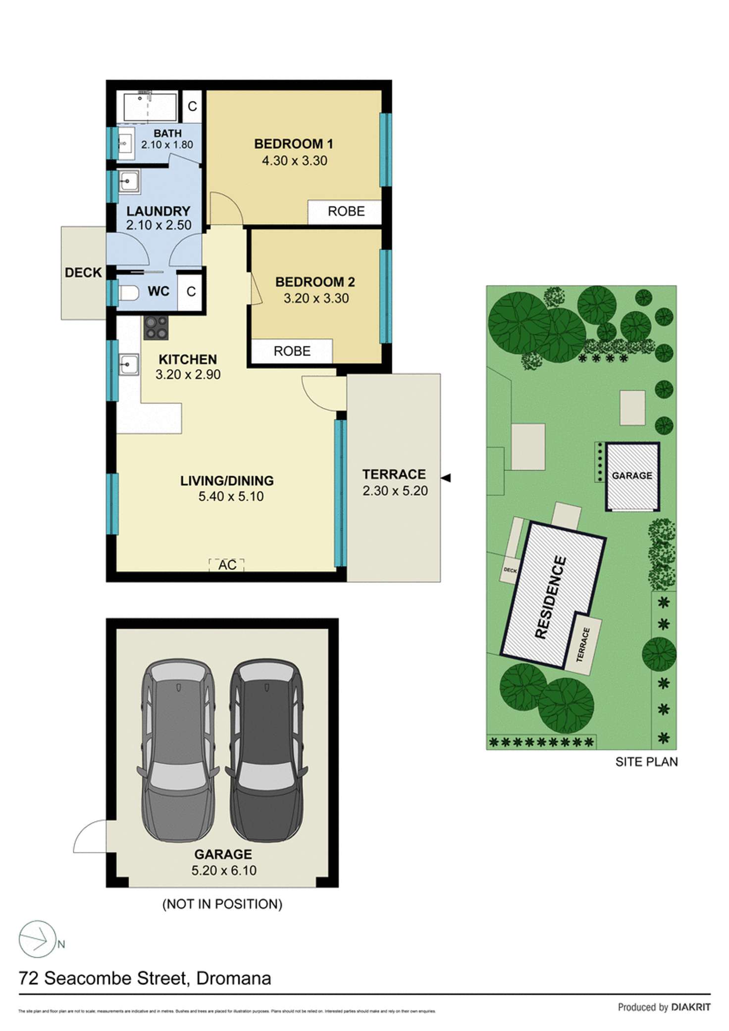 Floorplan of Homely house listing, 72 Seacombe Street, Dromana VIC 3936