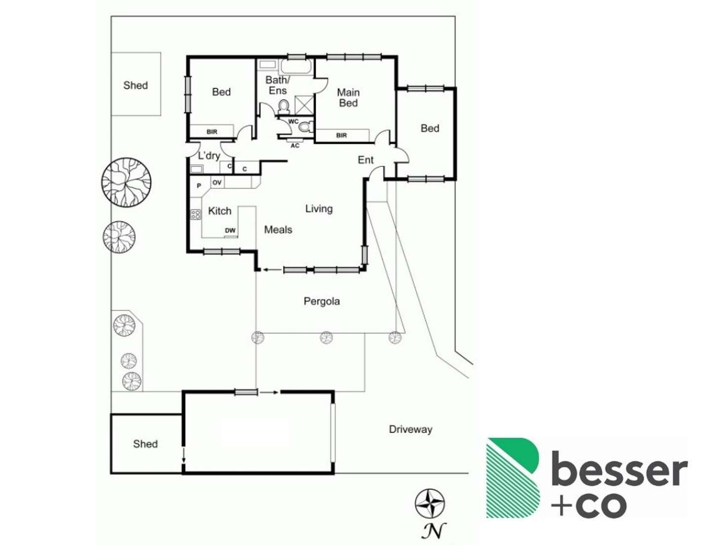Floorplan of Homely house listing, 2/106 Jasper Road, Bentleigh VIC 3204