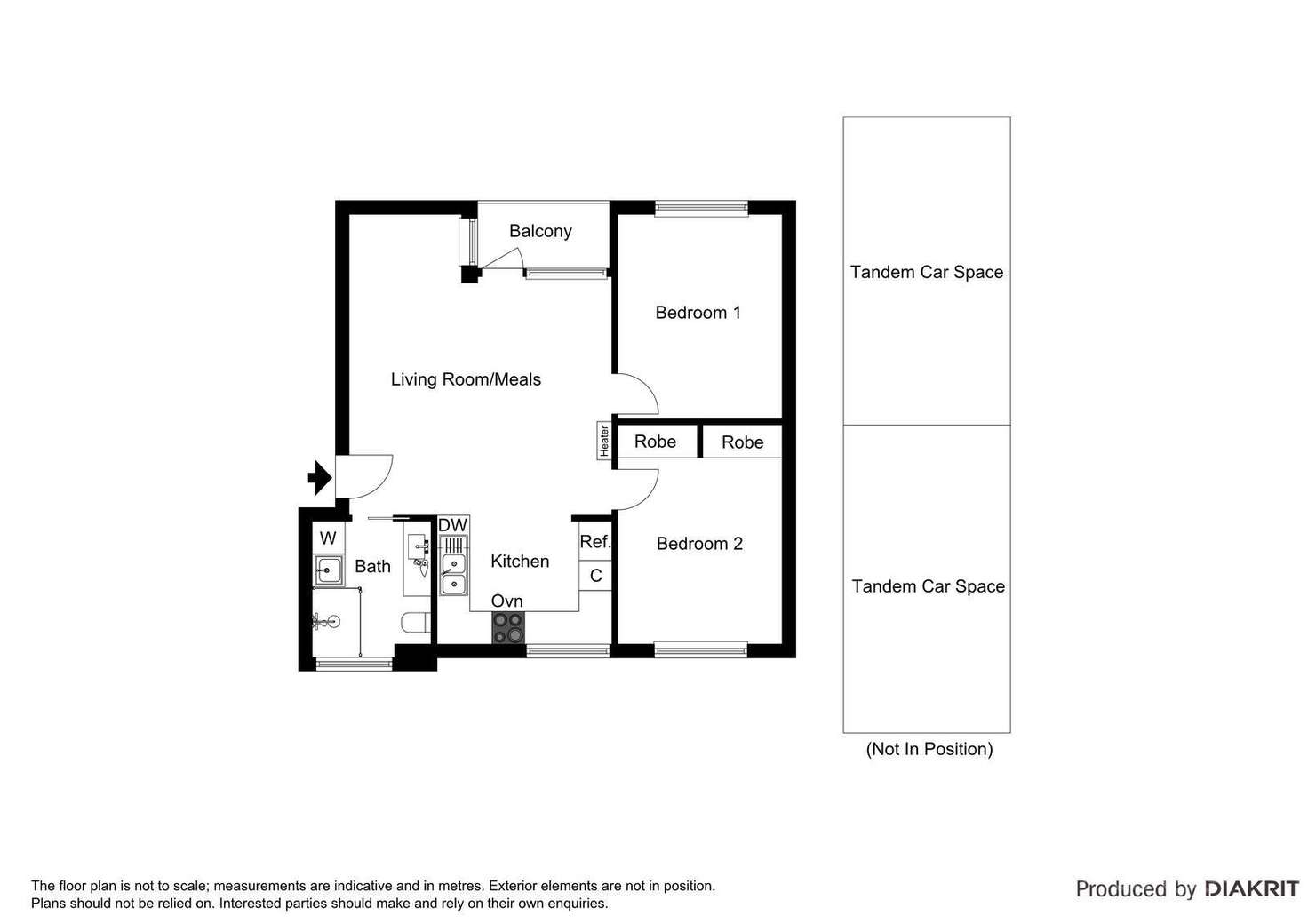 Floorplan of Homely apartment listing, 5/29 Alma Grove, St Kilda VIC 3182