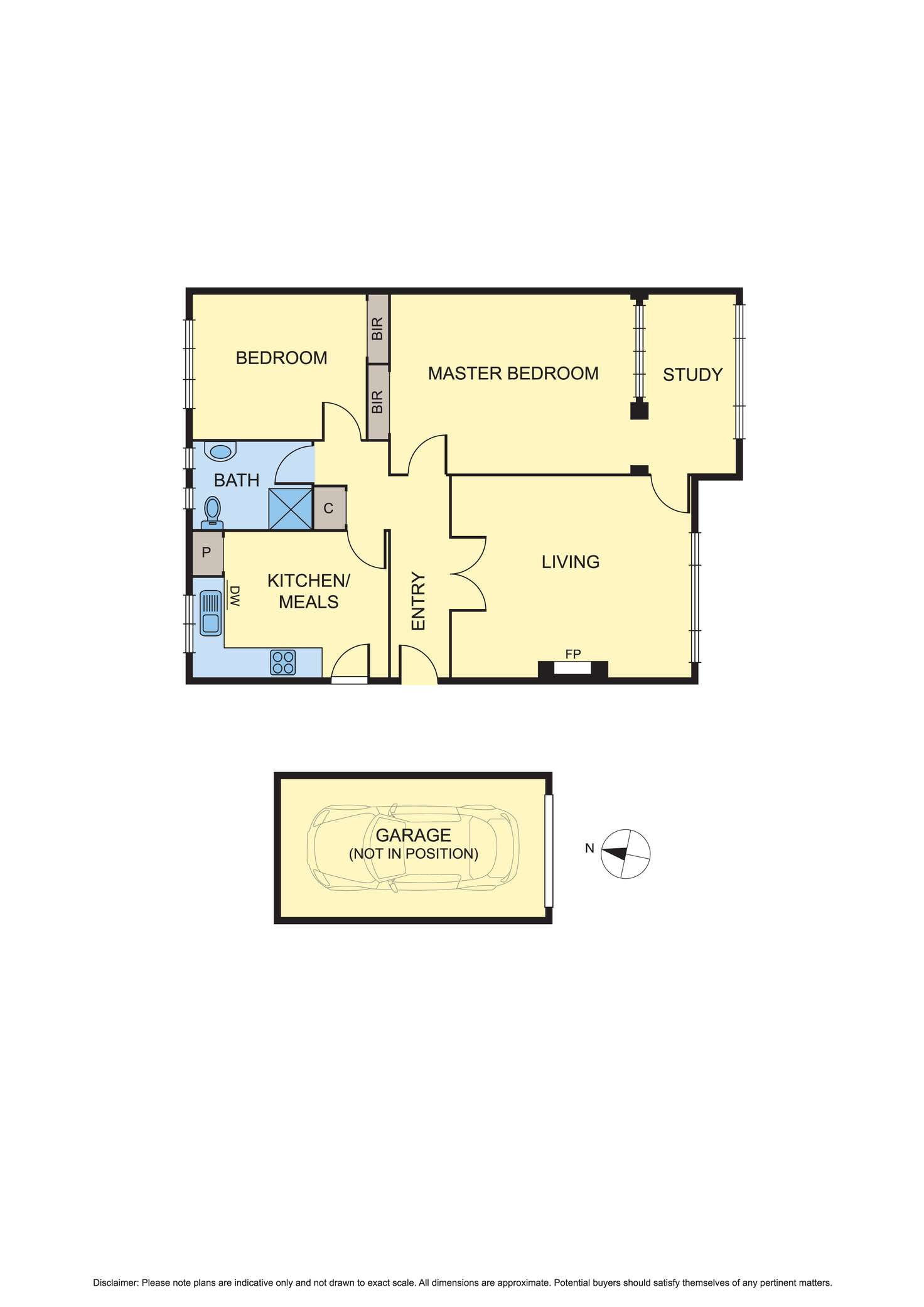 Floorplan of Homely apartment listing, 12A/59 Queens Road, Melbourne VIC 3004