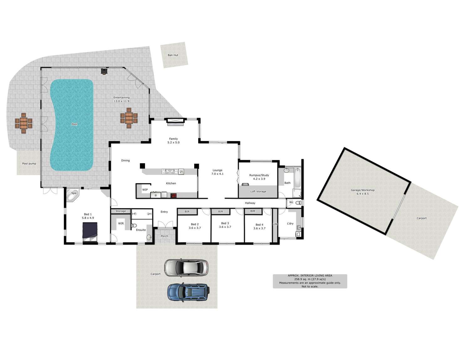 Floorplan of Homely house listing, 6 Melbourne Lane, Yackandandah VIC 3749