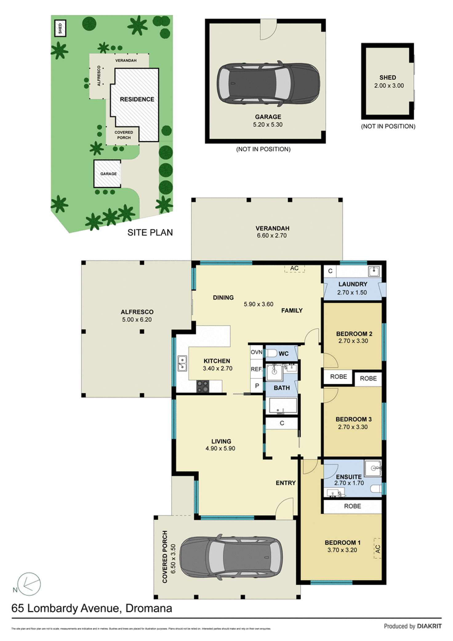Floorplan of Homely house listing, 65 Lombardy Avenue, Dromana VIC 3936