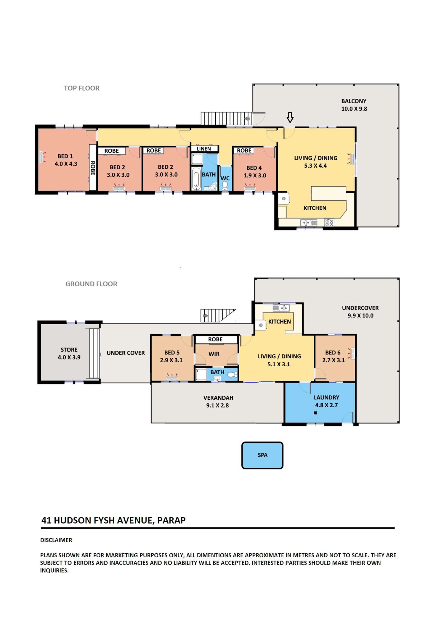 Floorplan of Homely house listing, 41 Hudson Fysh Avenue, Ludmilla NT 820