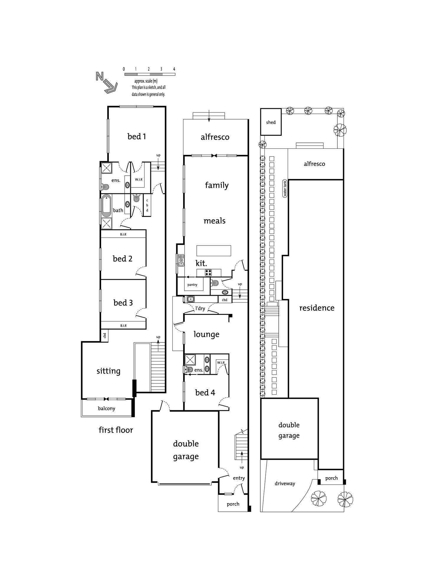 Floorplan of Homely townhouse listing, 9 Hotham Street, Templestowe Lower VIC 3107