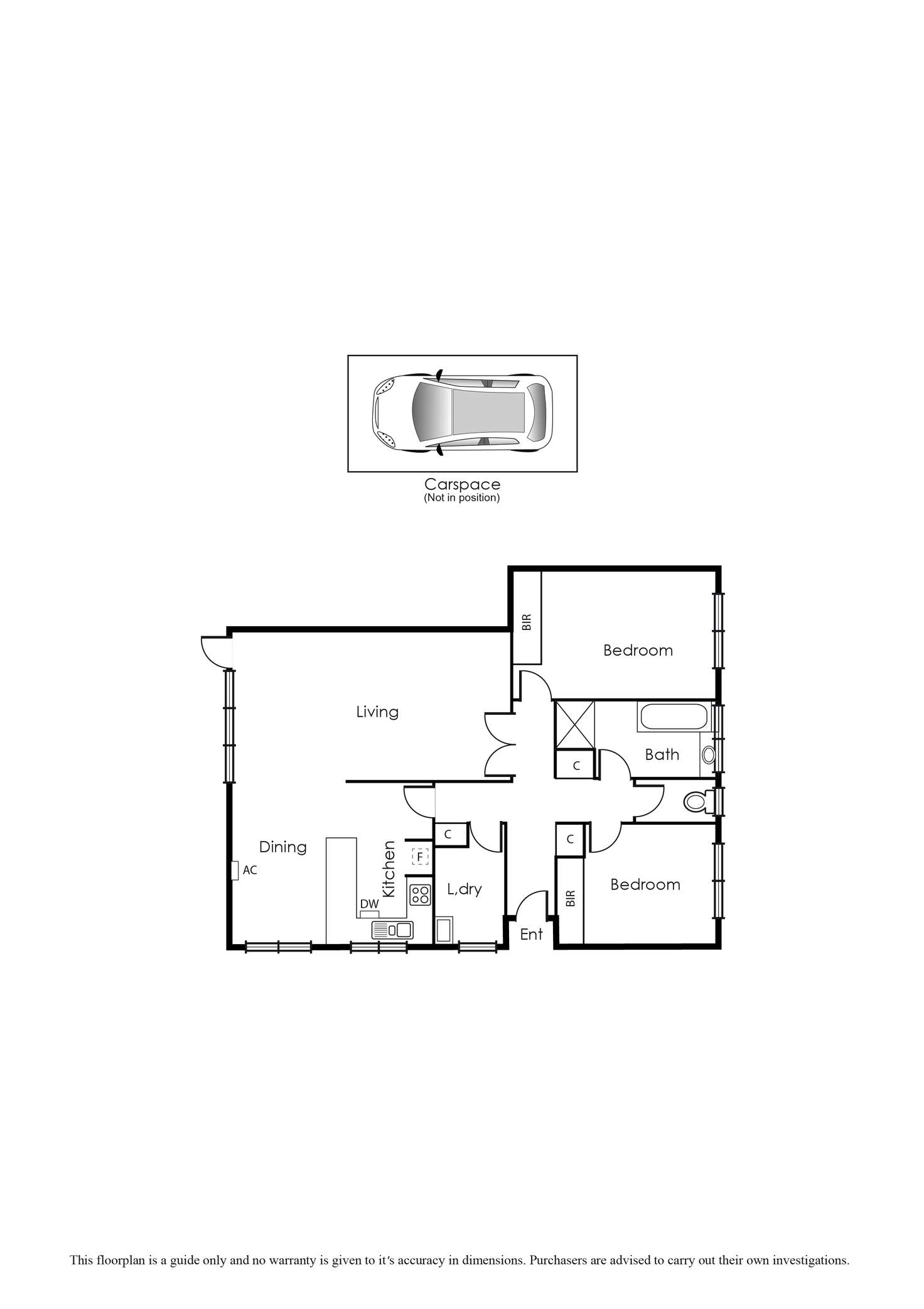 Floorplan of Homely apartment listing, 7/97 Hotham Street, St Kilda East VIC 3183