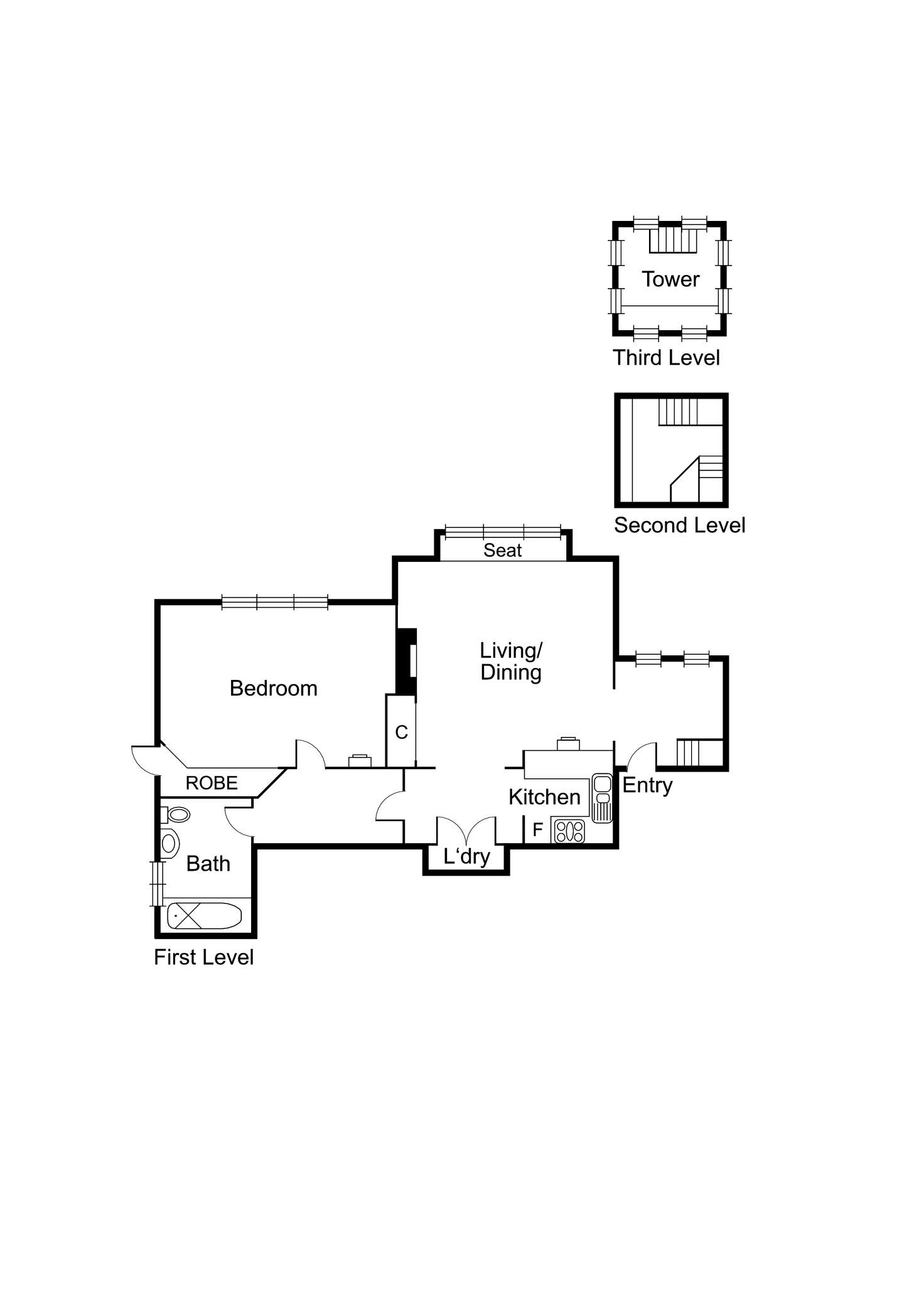 Floorplan of Homely apartment listing, 4/36 Princes Street, St Kilda VIC 3182