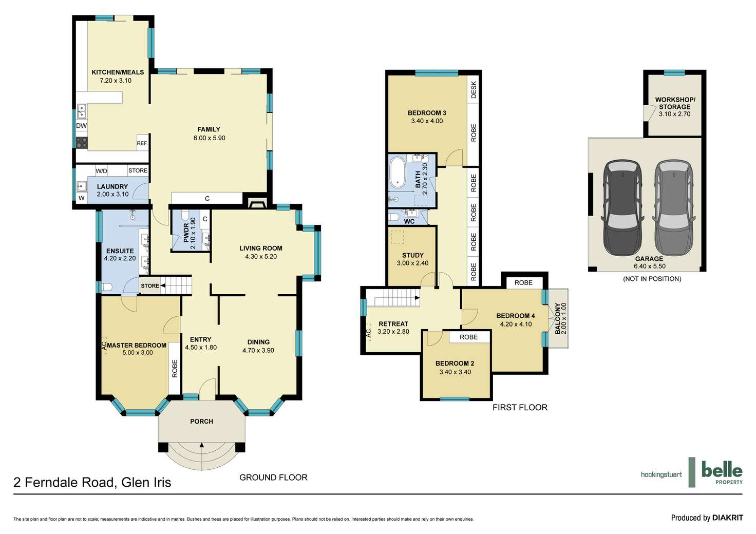 Floorplan of Homely house listing, 2 Ferndale Road, Glen Iris VIC 3146
