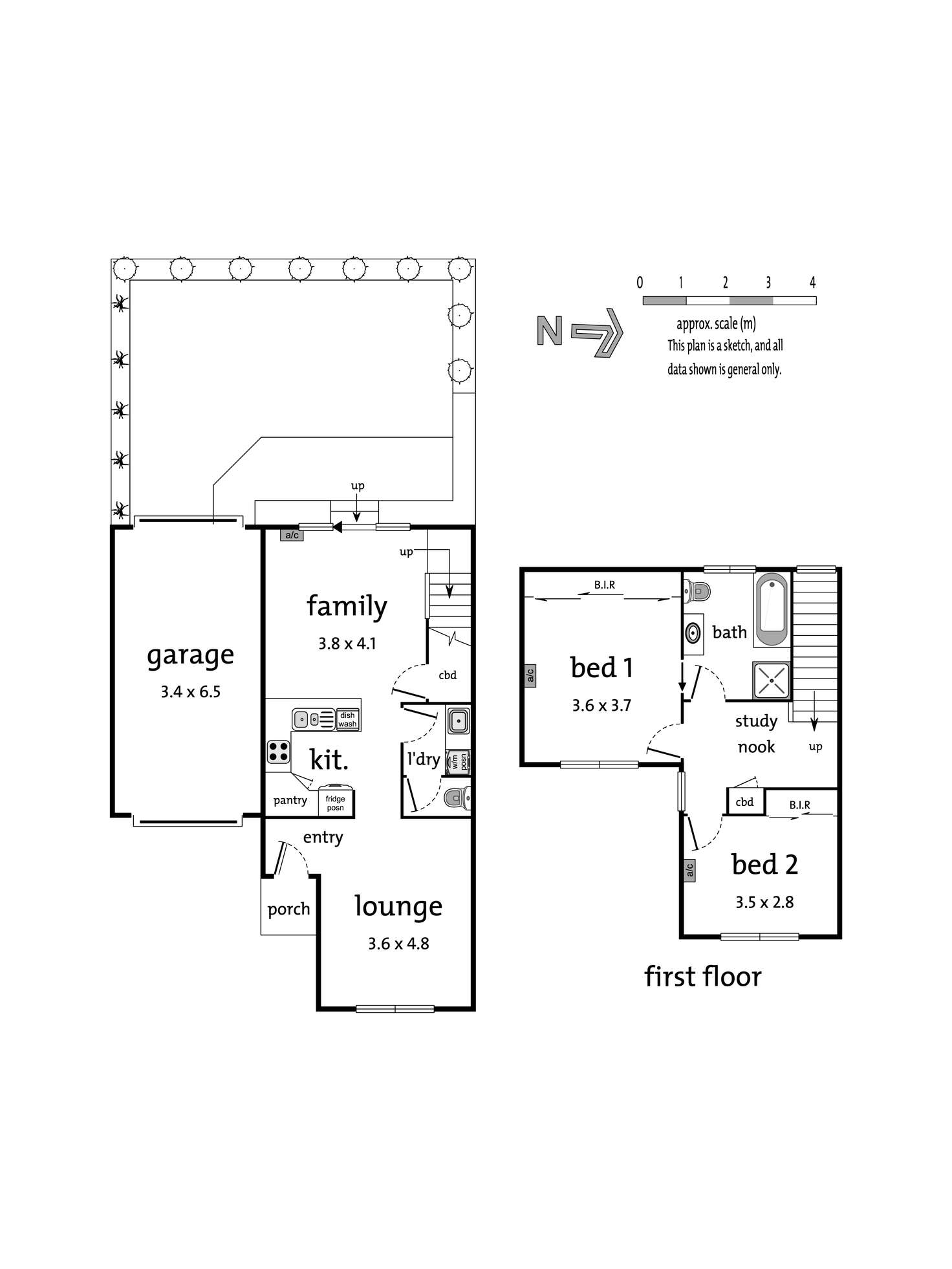 Floorplan of Homely townhouse listing, 4/18 Premier Avenue, Vermont VIC 3133