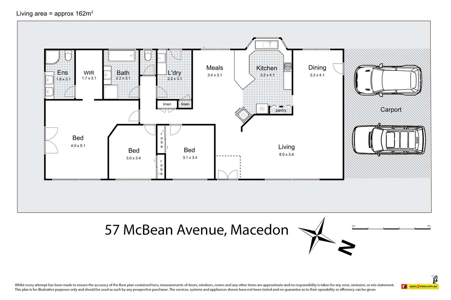 Floorplan of Homely house listing, 57 McBean Avenue, Macedon VIC 3440