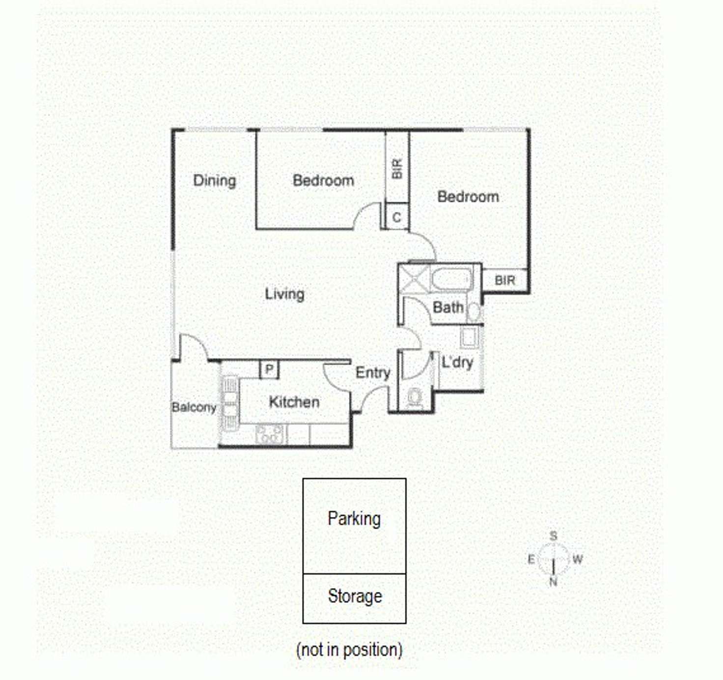 Floorplan of Homely apartment listing, 11/939 Punt Road, South Yarra VIC 3141