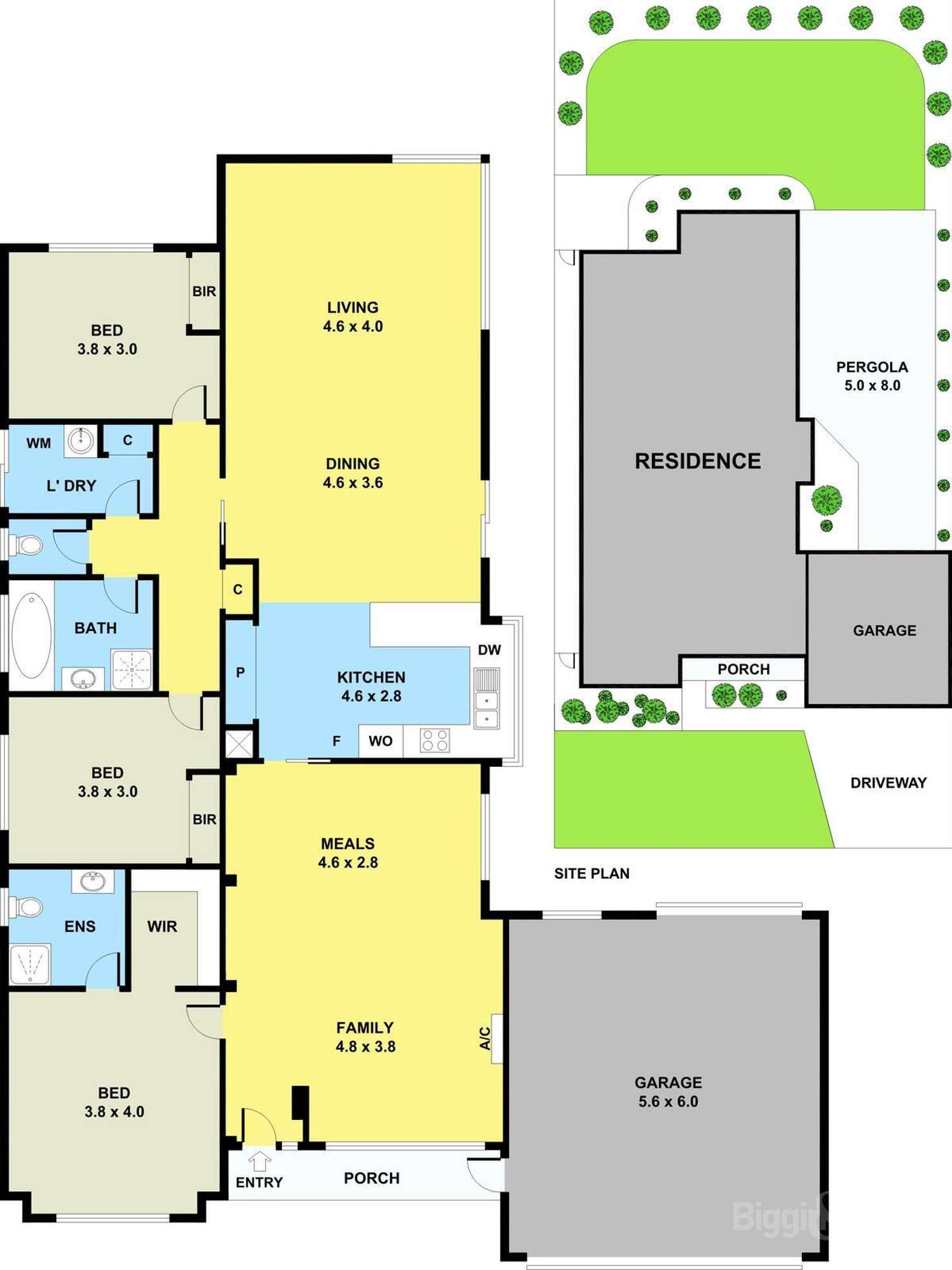 Floorplan of Homely house listing, 13 Manor Court, Cranbourne East VIC 3977