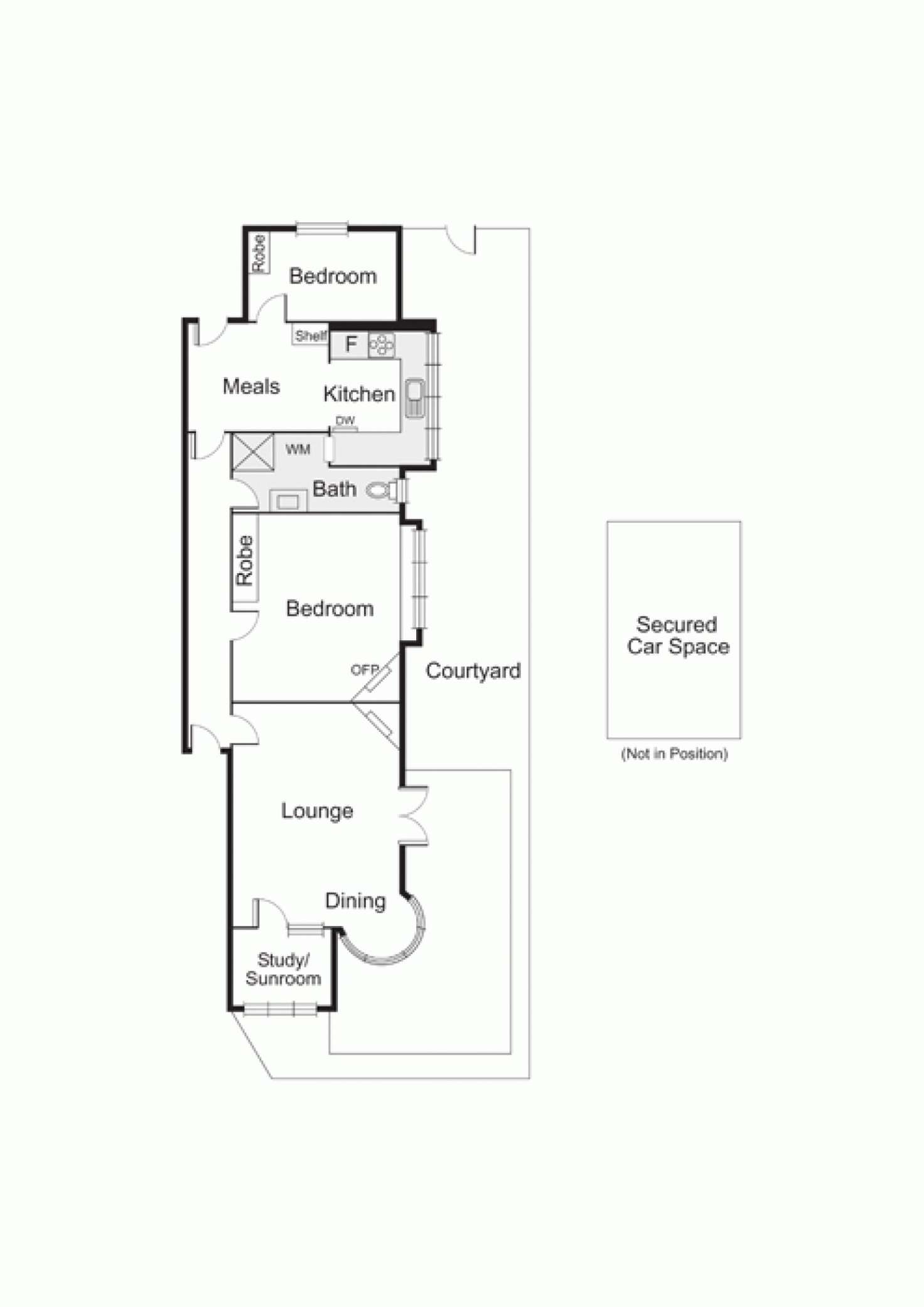Floorplan of Homely apartment listing, 2/11 Wimmera Place, St Kilda VIC 3182