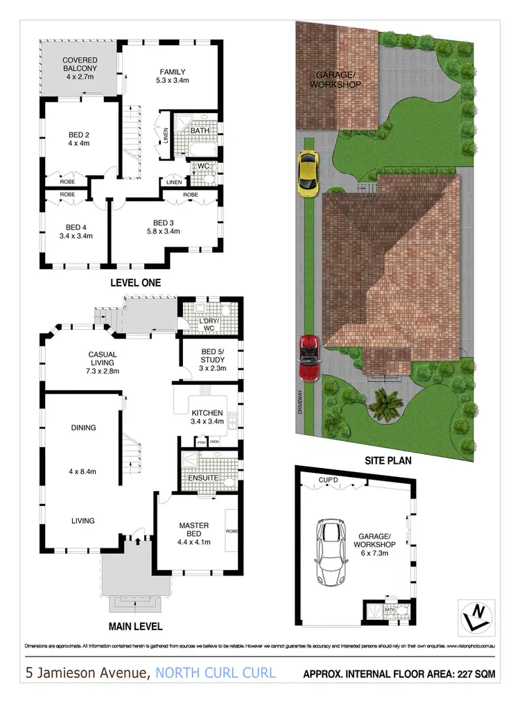 Floorplan of Homely house listing, 5 Jamieson Avenue, North Curl Curl NSW 2099