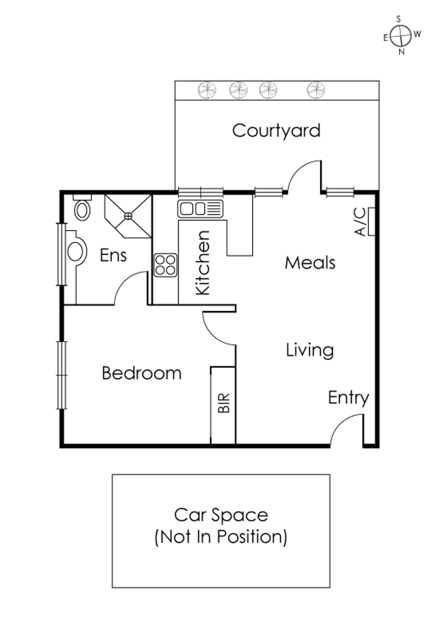 Floorplan of Homely apartment listing, 2/87-89 Westbank Terrace, Richmond VIC 3121