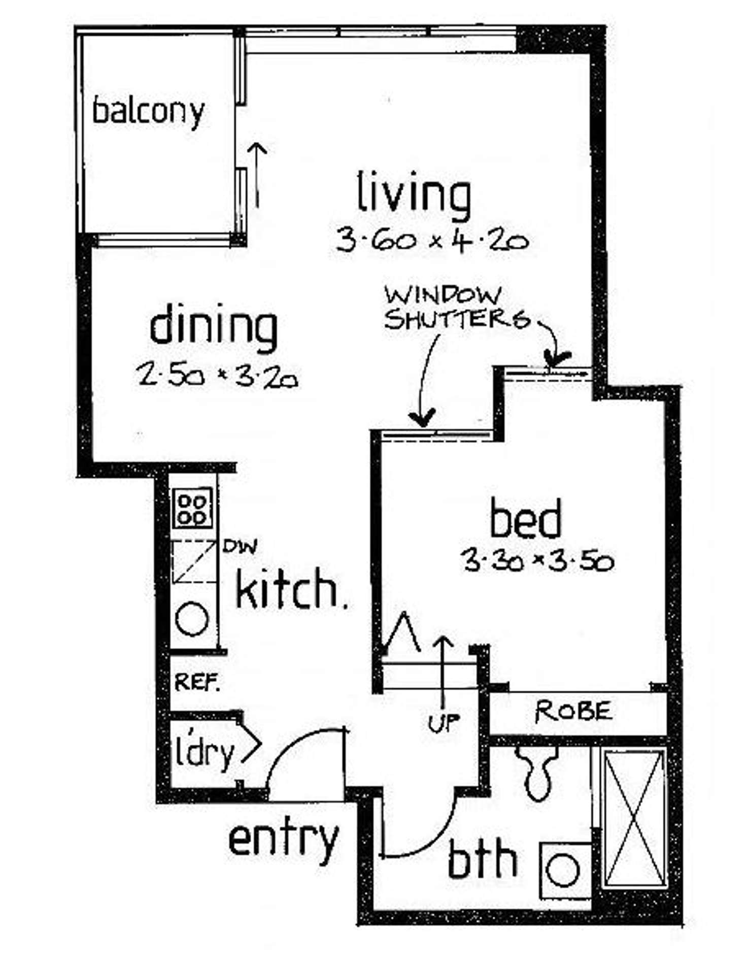 Floorplan of Homely apartment listing, 2105/31 Spring Street, Melbourne VIC 3000