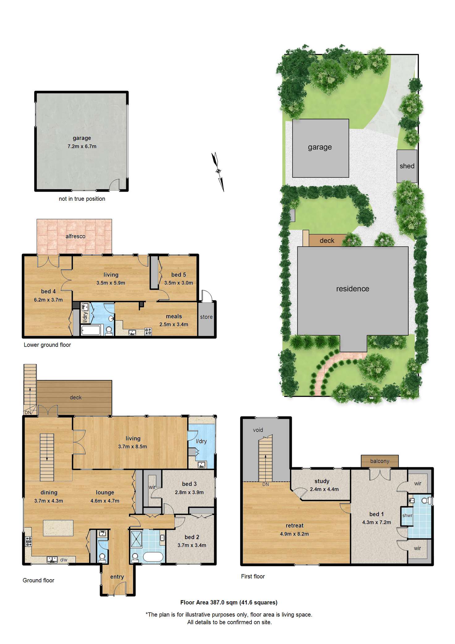 Floorplan of Homely house listing, 15 Birds Road, Ferny Creek VIC 3786