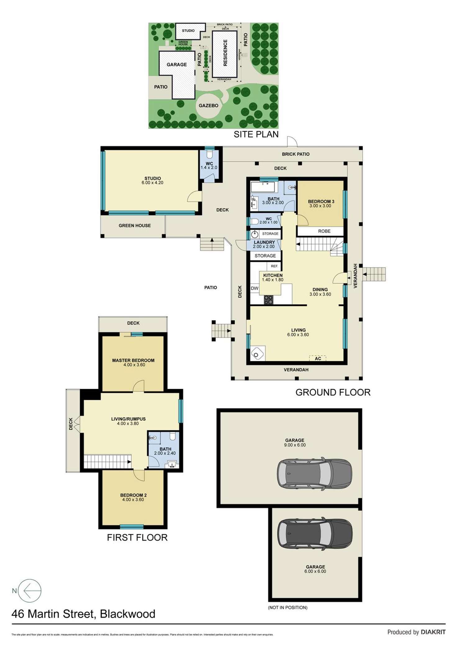 Floorplan of Homely house listing, 46 Martin Street, Blackwood VIC 3458