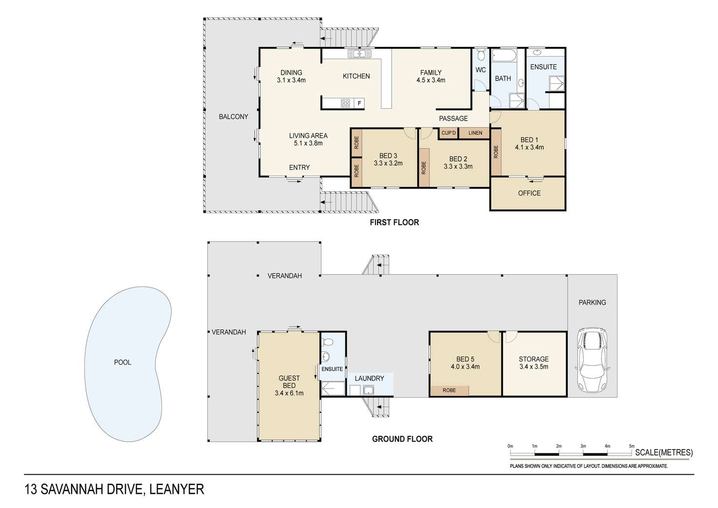 Floorplan of Homely house listing, 13 Savannah Drive, Leanyer NT 812