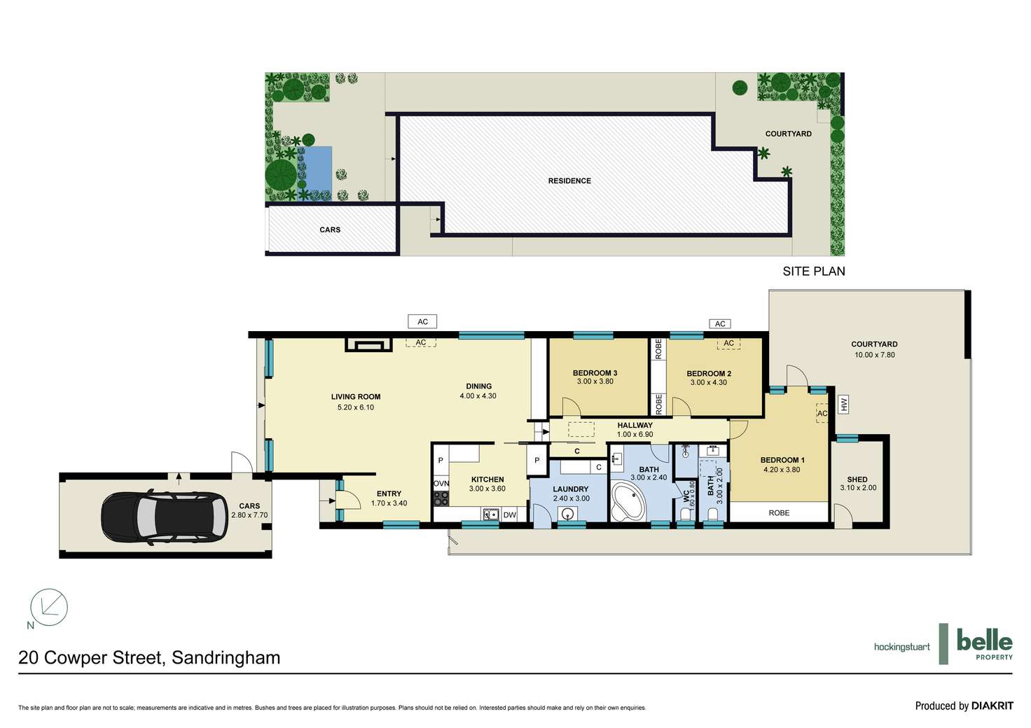 Floorplan of Homely house listing, 20 Cowper Street, Sandringham VIC 3191