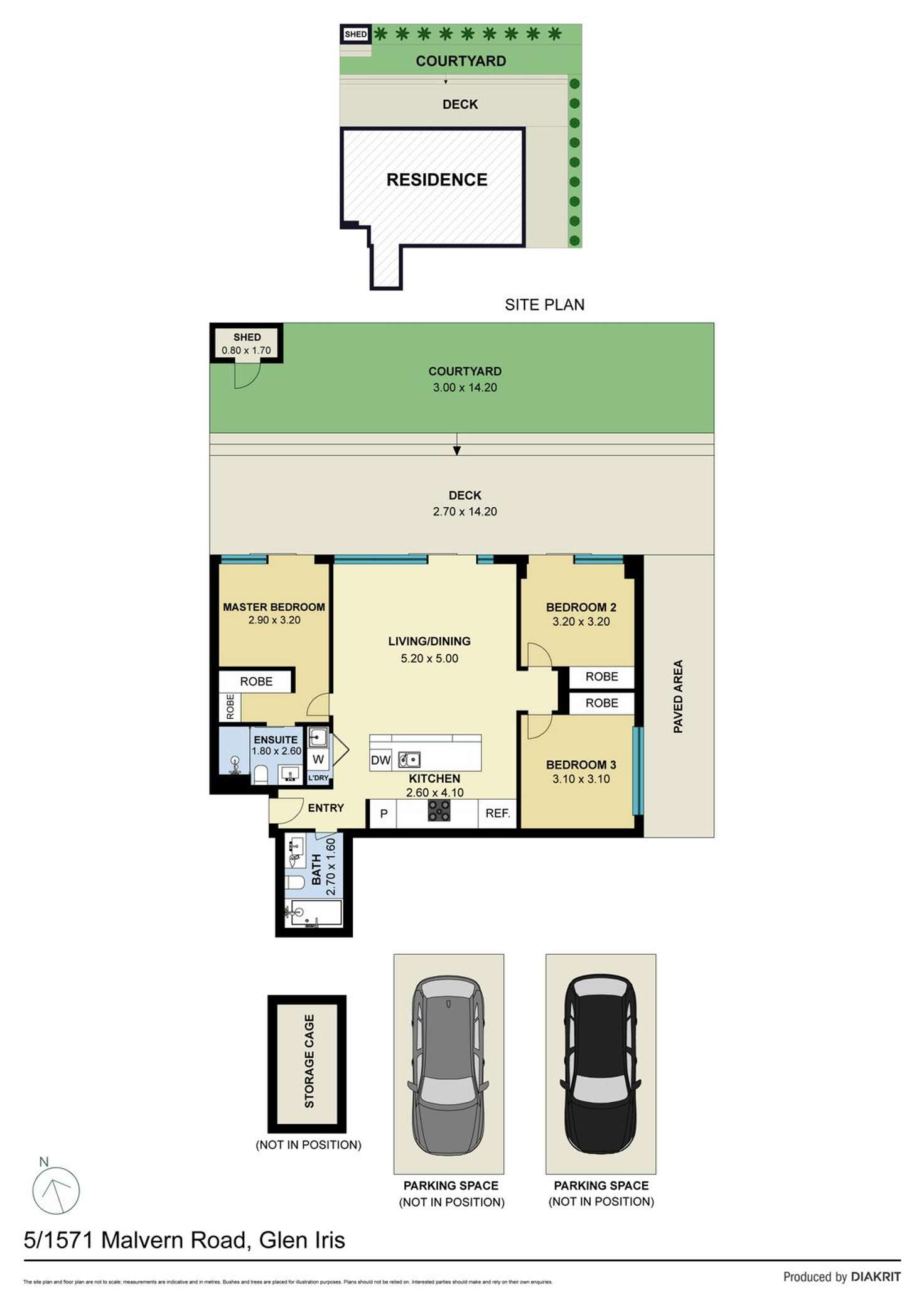 Floorplan of Homely apartment listing, 5/1571 Malvern Road, Glen Iris VIC 3146