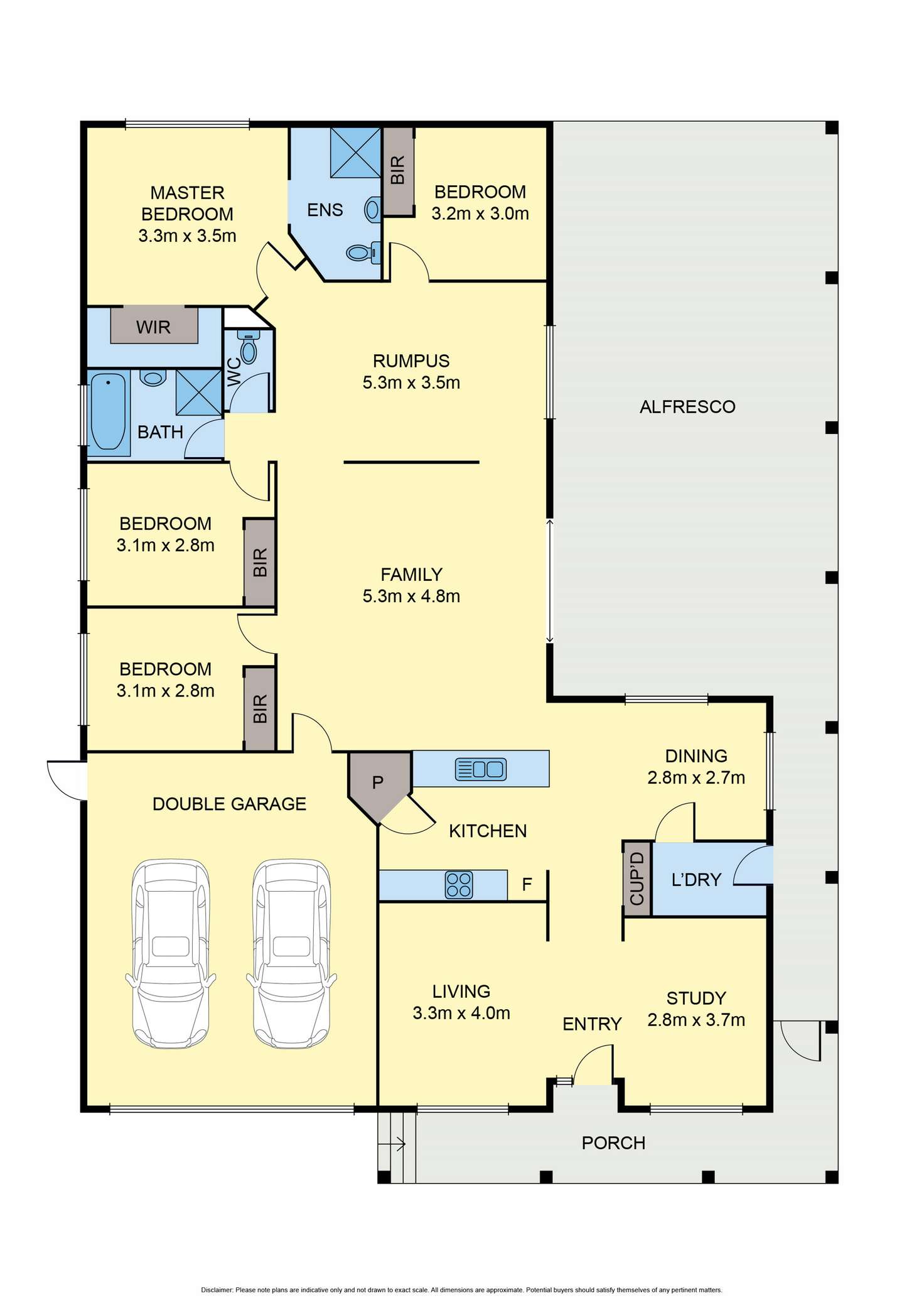 Floorplan of Homely house listing, 5 Cockatoo Drive, Whittlesea VIC 3757