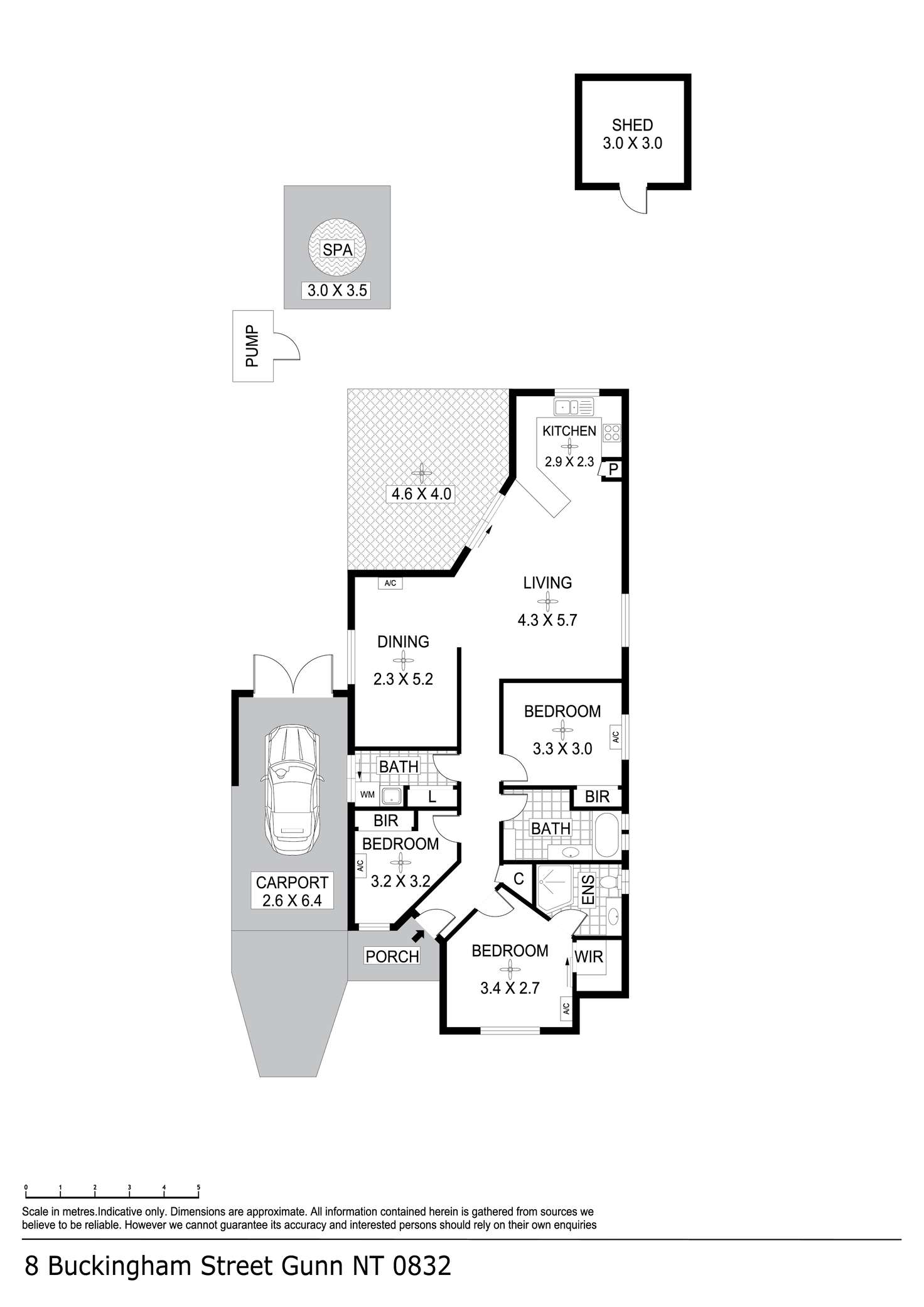 Floorplan of Homely house listing, 8 Buckingham Street, Gunn NT 832