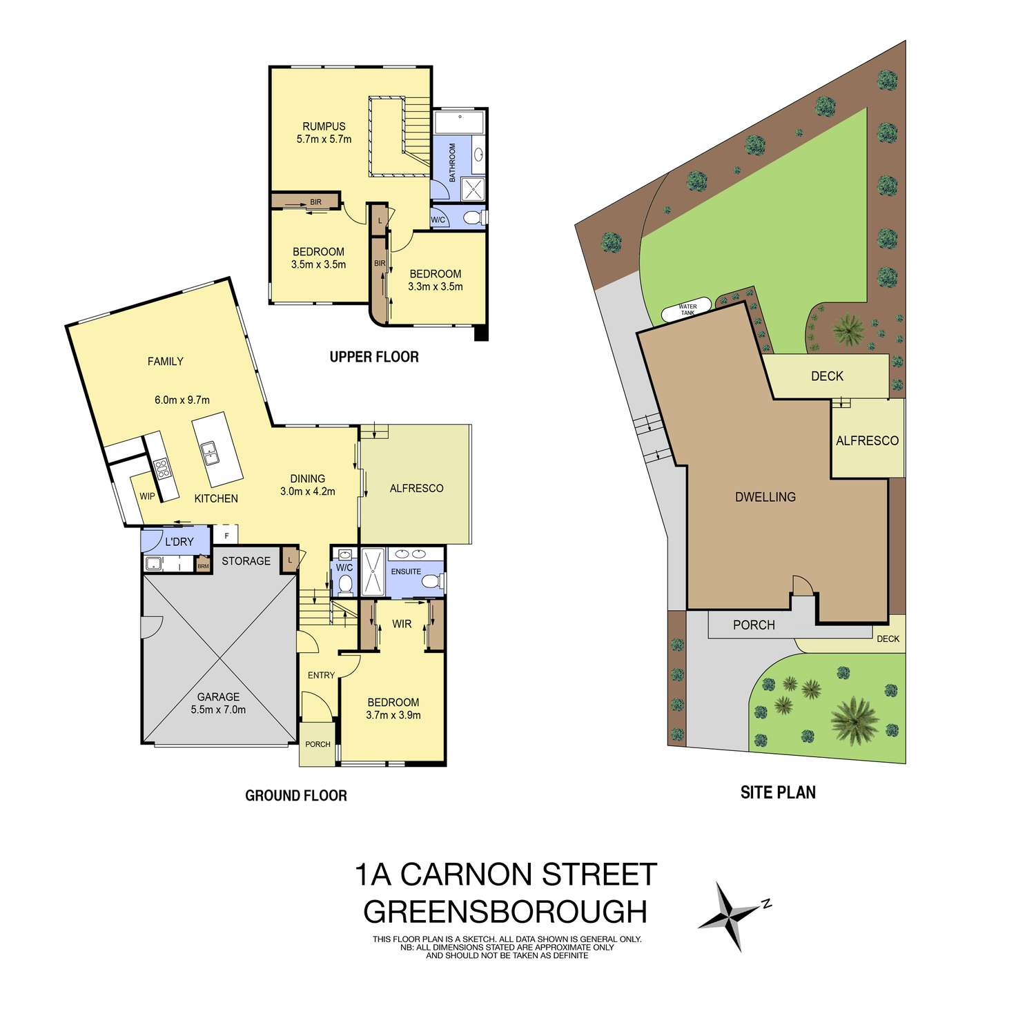 Floorplan of Homely house listing, 1a Carnon Street, Greensborough VIC 3088