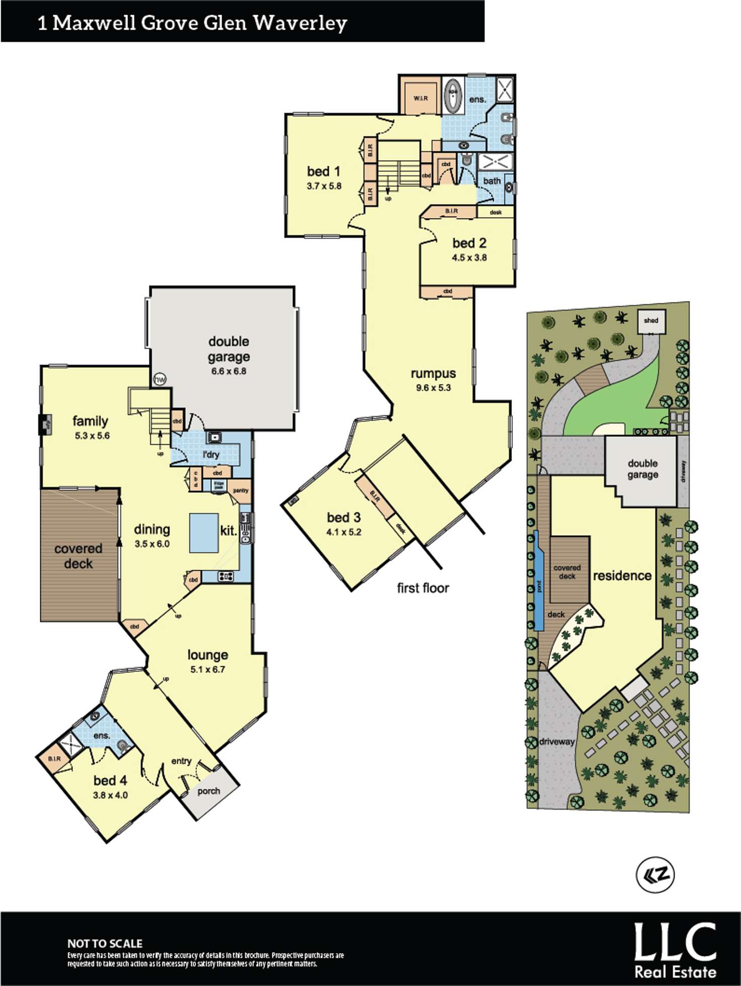 Floorplan of Homely house listing, 1 Maxwell Grove, Glen Waverley VIC 3150