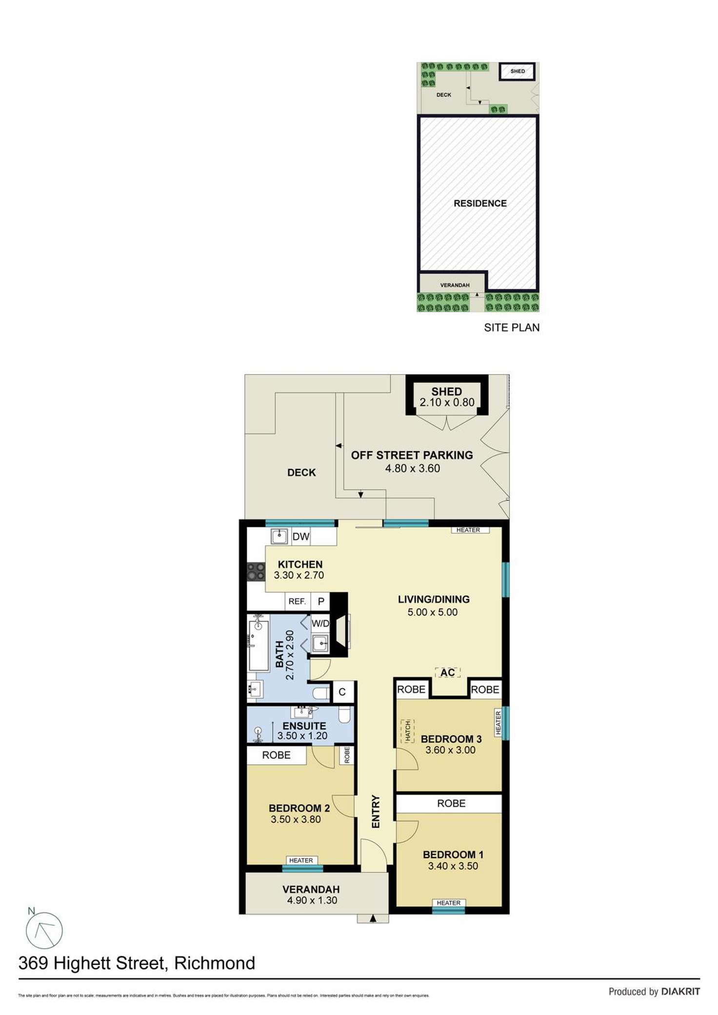 Floorplan of Homely house listing, 369 Highett Street, Richmond VIC 3121