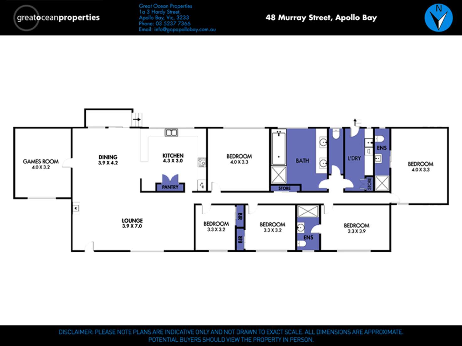 Floorplan of Homely house listing, 48 Murray Street, Apollo Bay VIC 3233