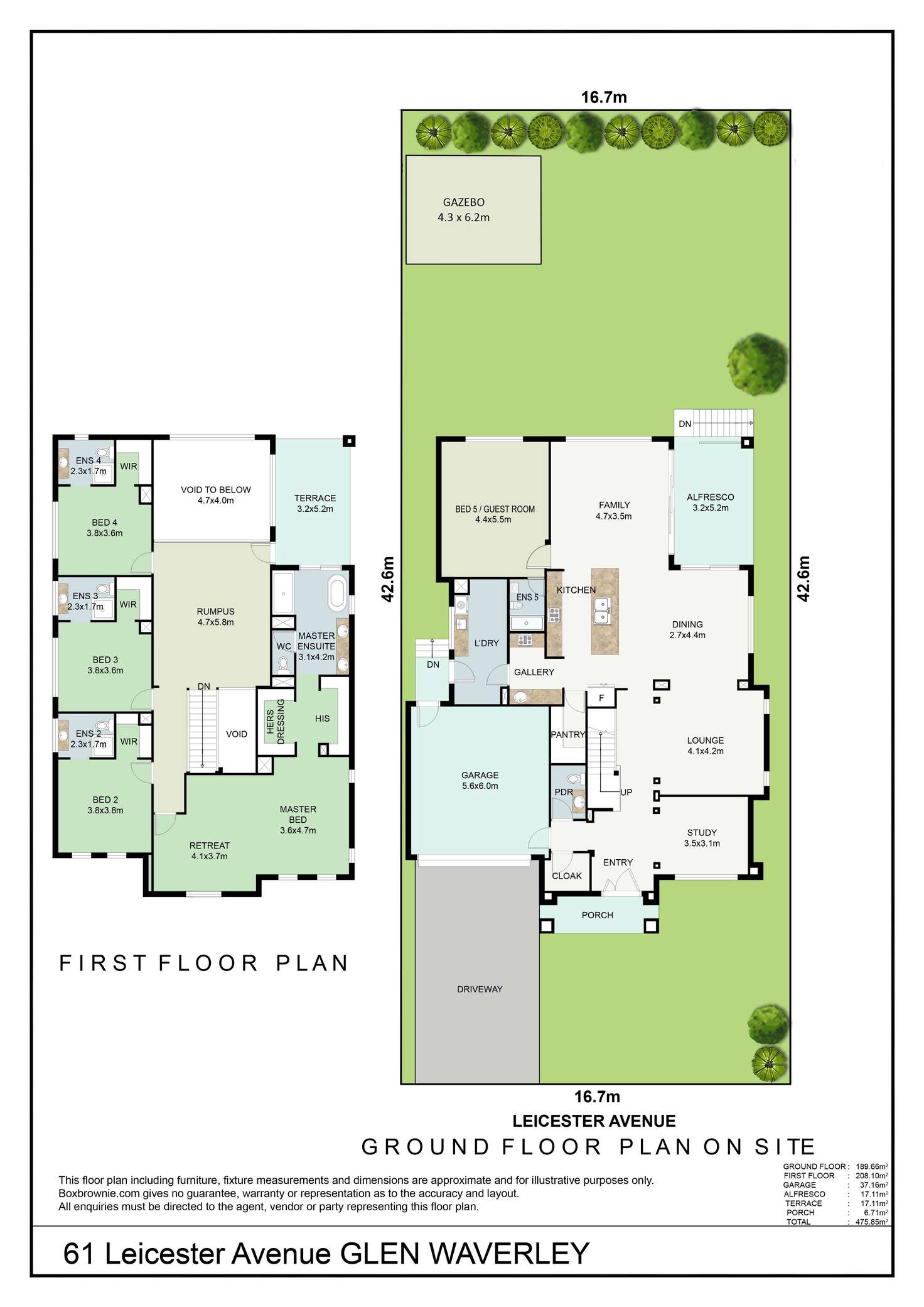 Floorplan of Homely house listing, 61 Leicester Avenue, Glen Waverley VIC 3150