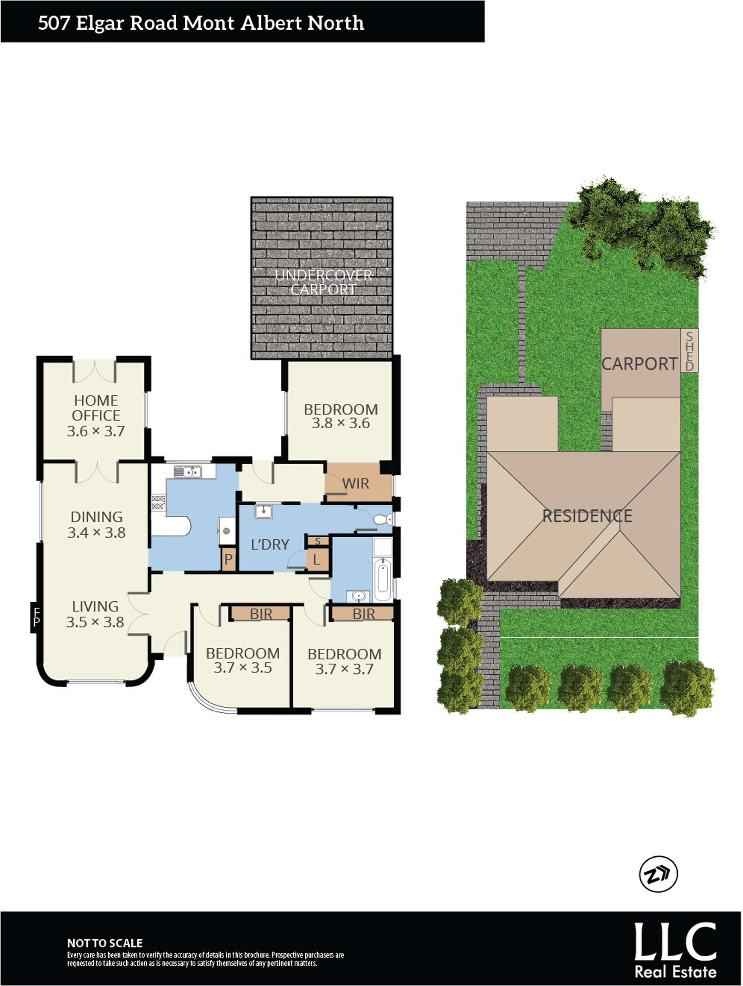 Floorplan of Homely house listing, 507 Elgar Road, Mont Albert North VIC 3129